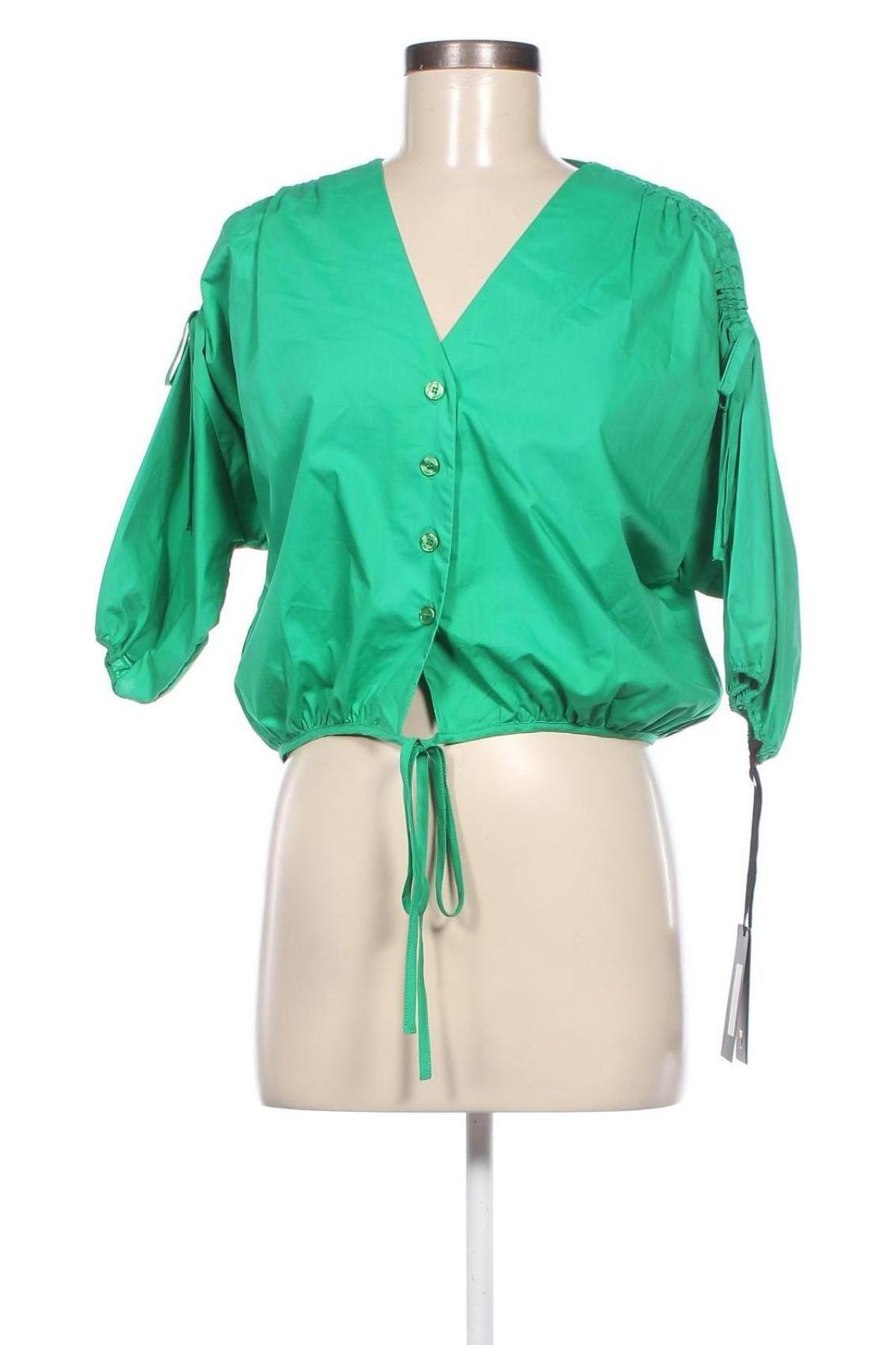 Γυναικείο πουκάμισο Pinko, Μέγεθος S, Χρώμα Πράσινο, Τιμή 64,60 €