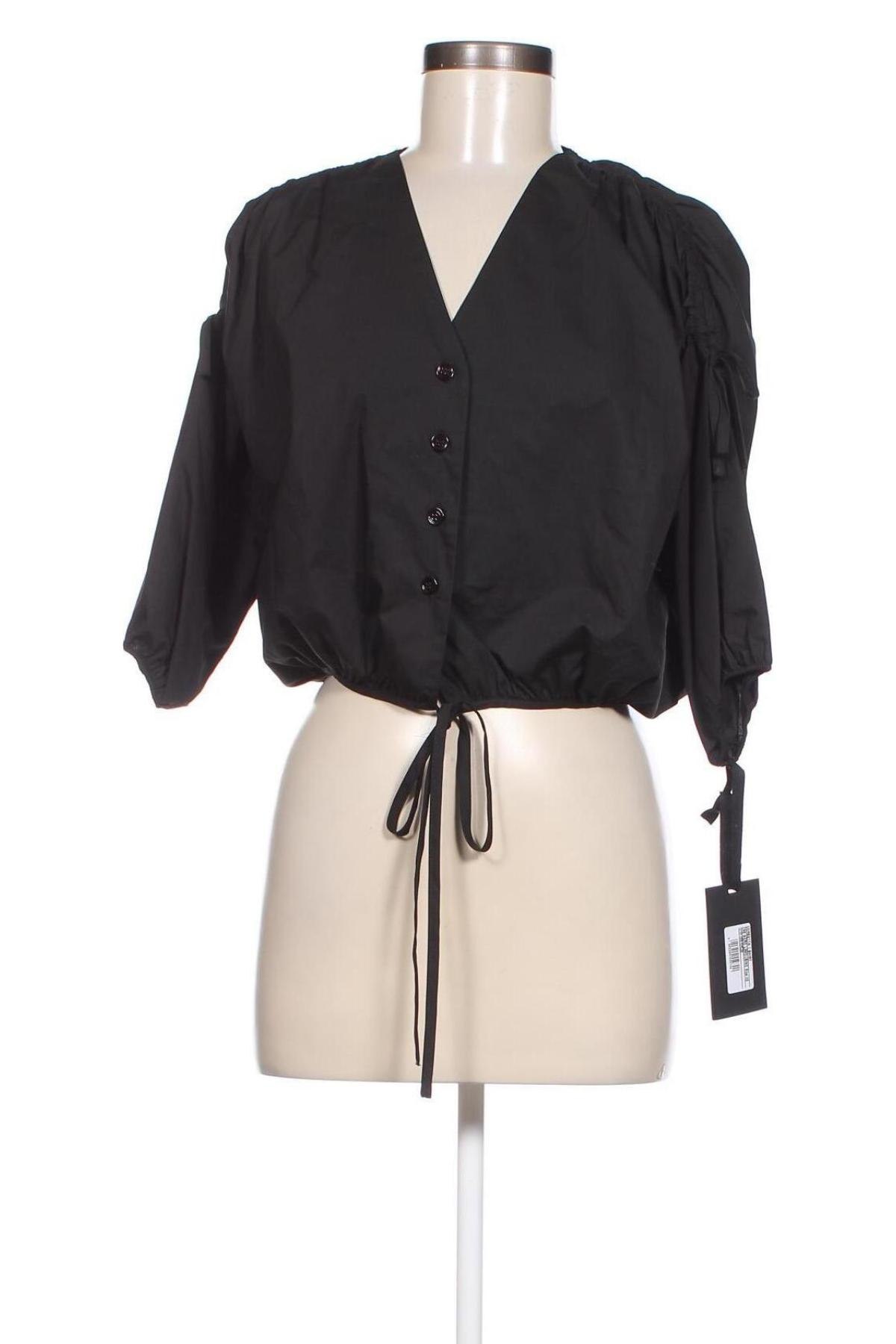Γυναικείο πουκάμισο Pinko, Μέγεθος M, Χρώμα Μαύρο, Τιμή 68,33 €