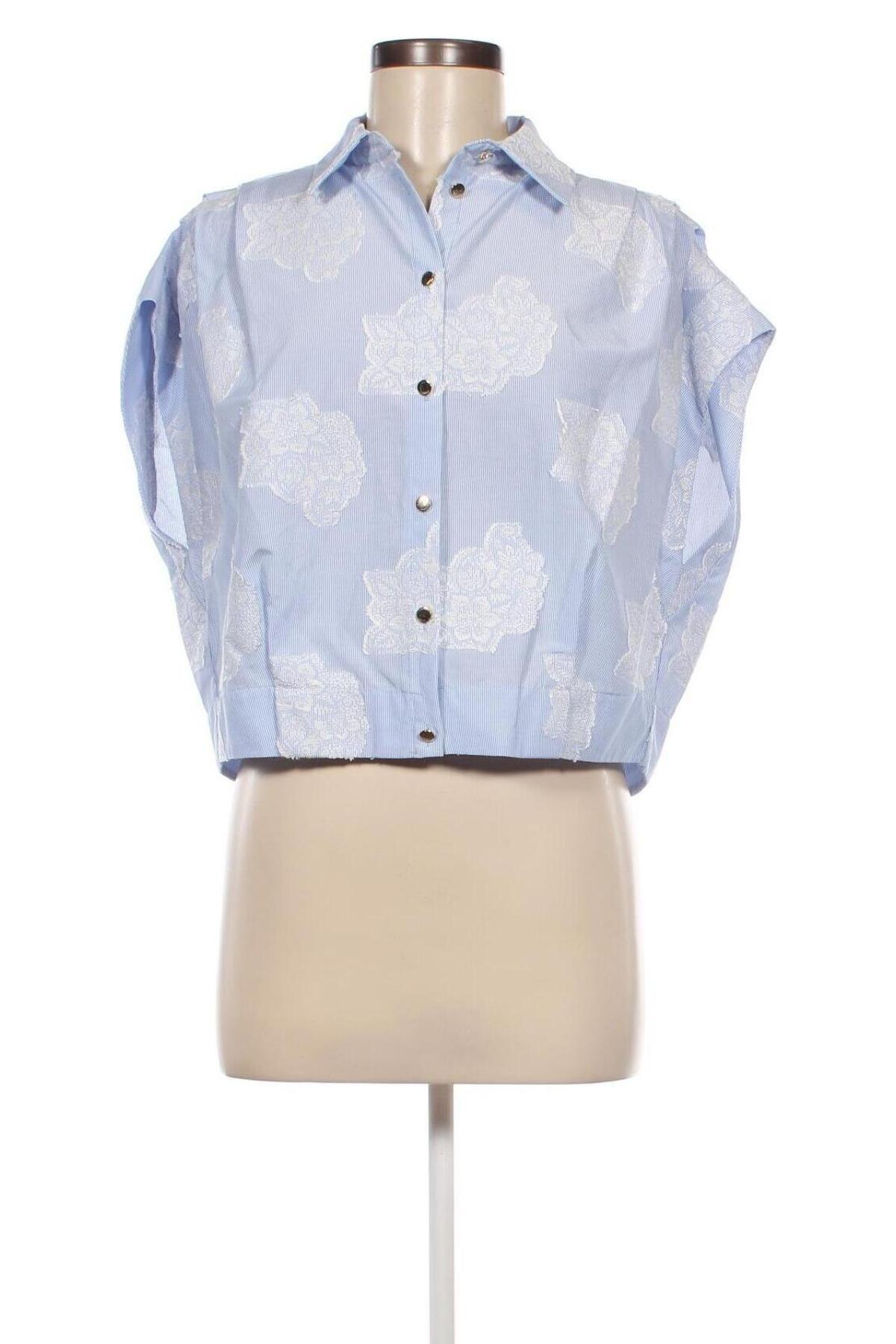 Γυναικείο πουκάμισο Pinko, Μέγεθος XL, Χρώμα Μπλέ, Τιμή 124,23 €