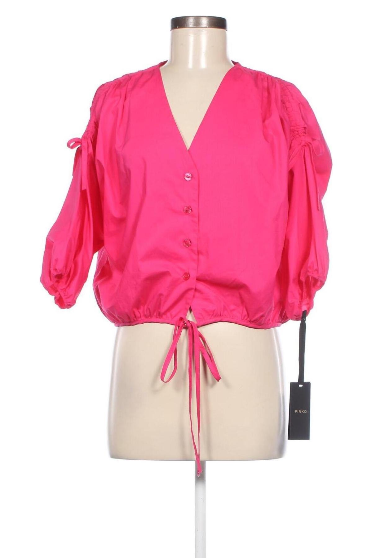 Дамска риза Pinko, Размер M, Цвят Розов, Цена 125,32 лв.
