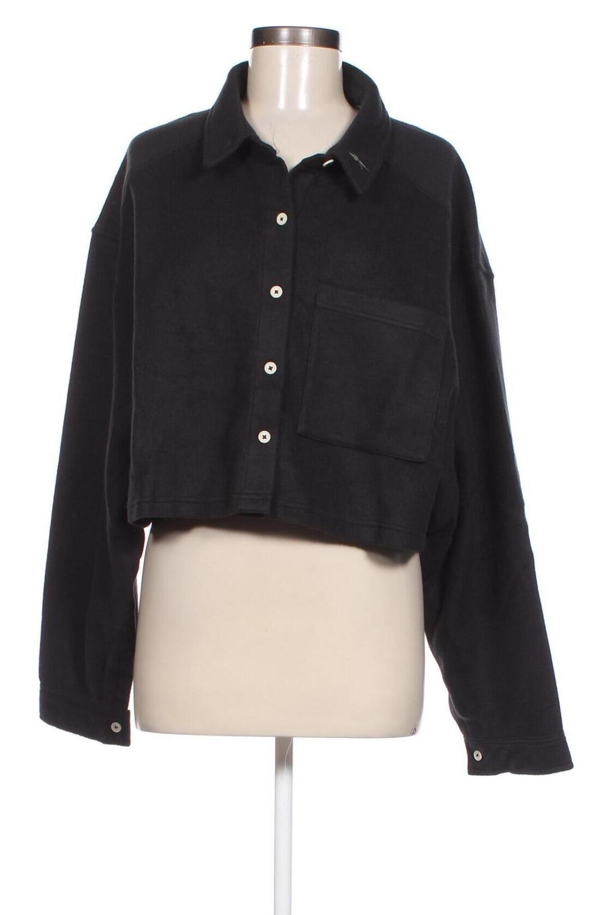 Γυναικείο πουκάμισο Reebok, Μέγεθος XL, Χρώμα Μαύρο, Τιμή 55,67 €
