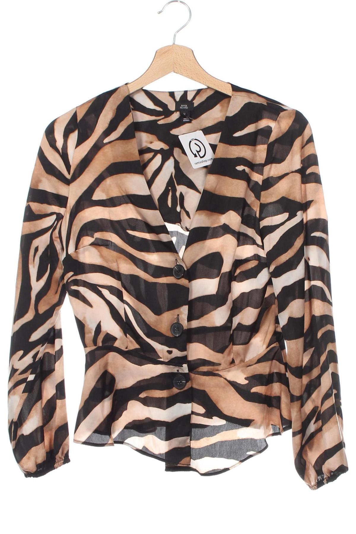 Damenbluse River Island, Größe M, Farbe Mehrfarbig, Preis € 8,37