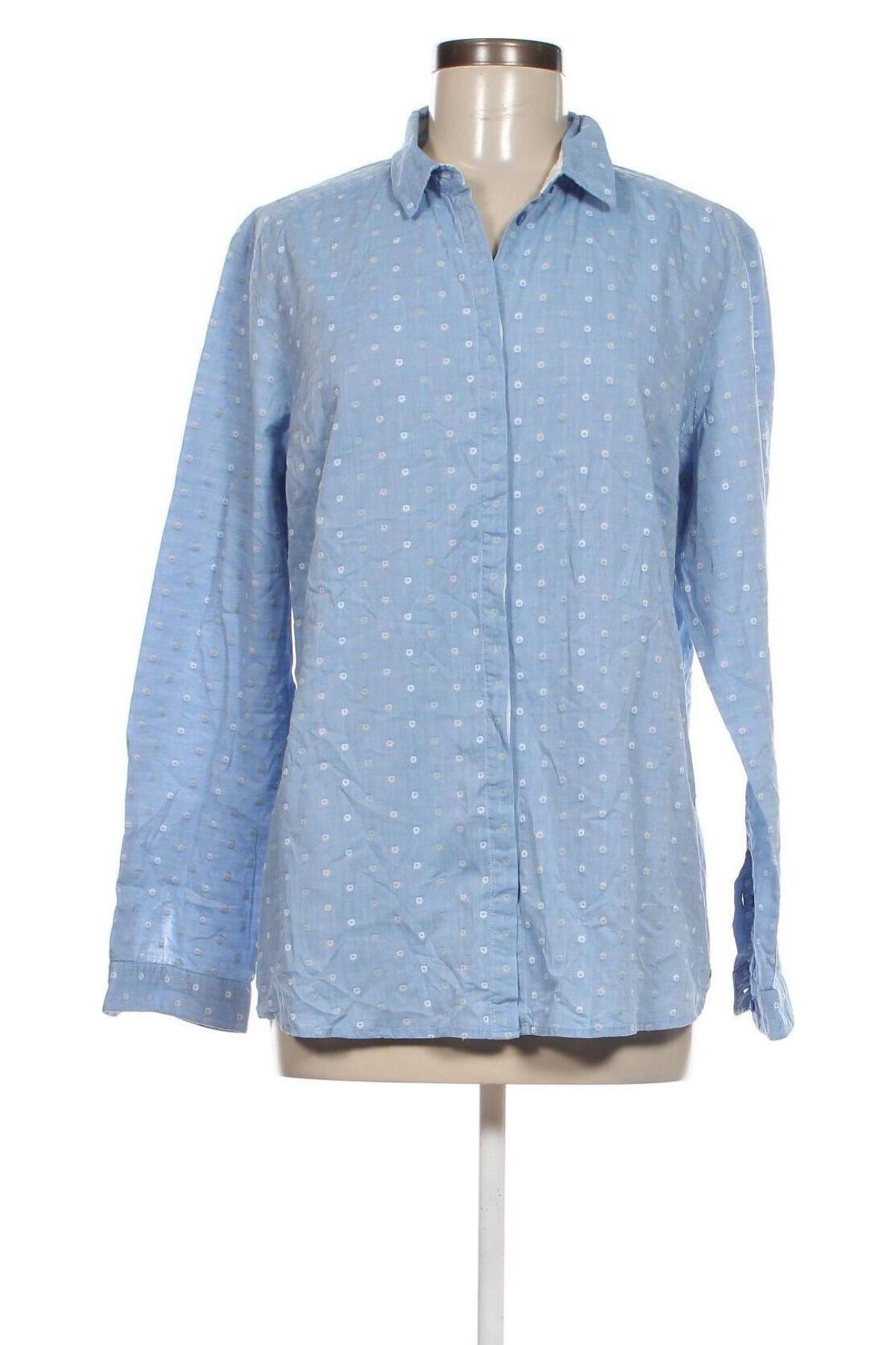 Γυναικείο πουκάμισο S.Oliver, Μέγεθος XL, Χρώμα Μπλέ, Τιμή 11,57 €