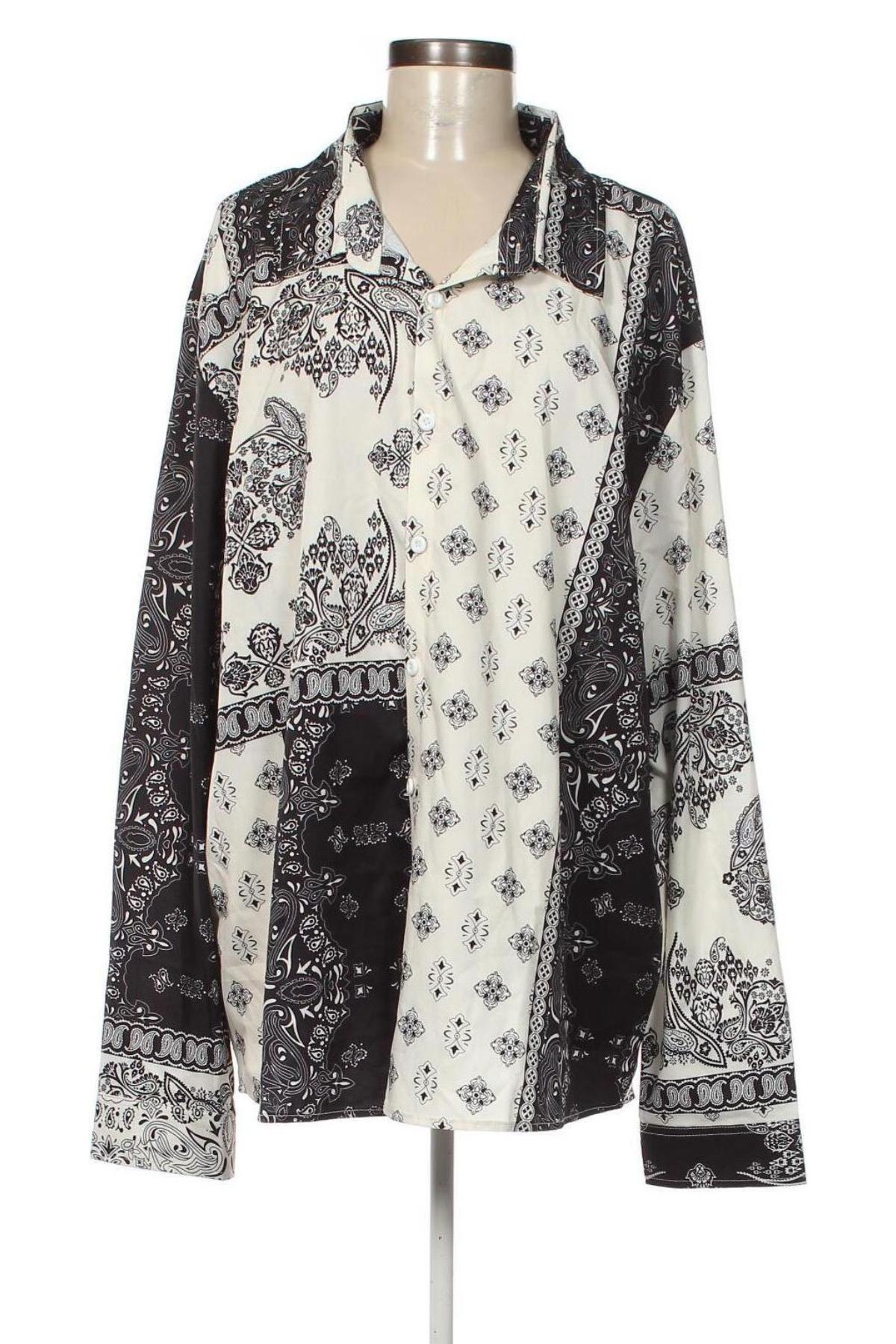 Γυναικείο πουκάμισο SHEIN, Μέγεθος 3XL, Χρώμα Πολύχρωμο, Τιμή 8,50 €