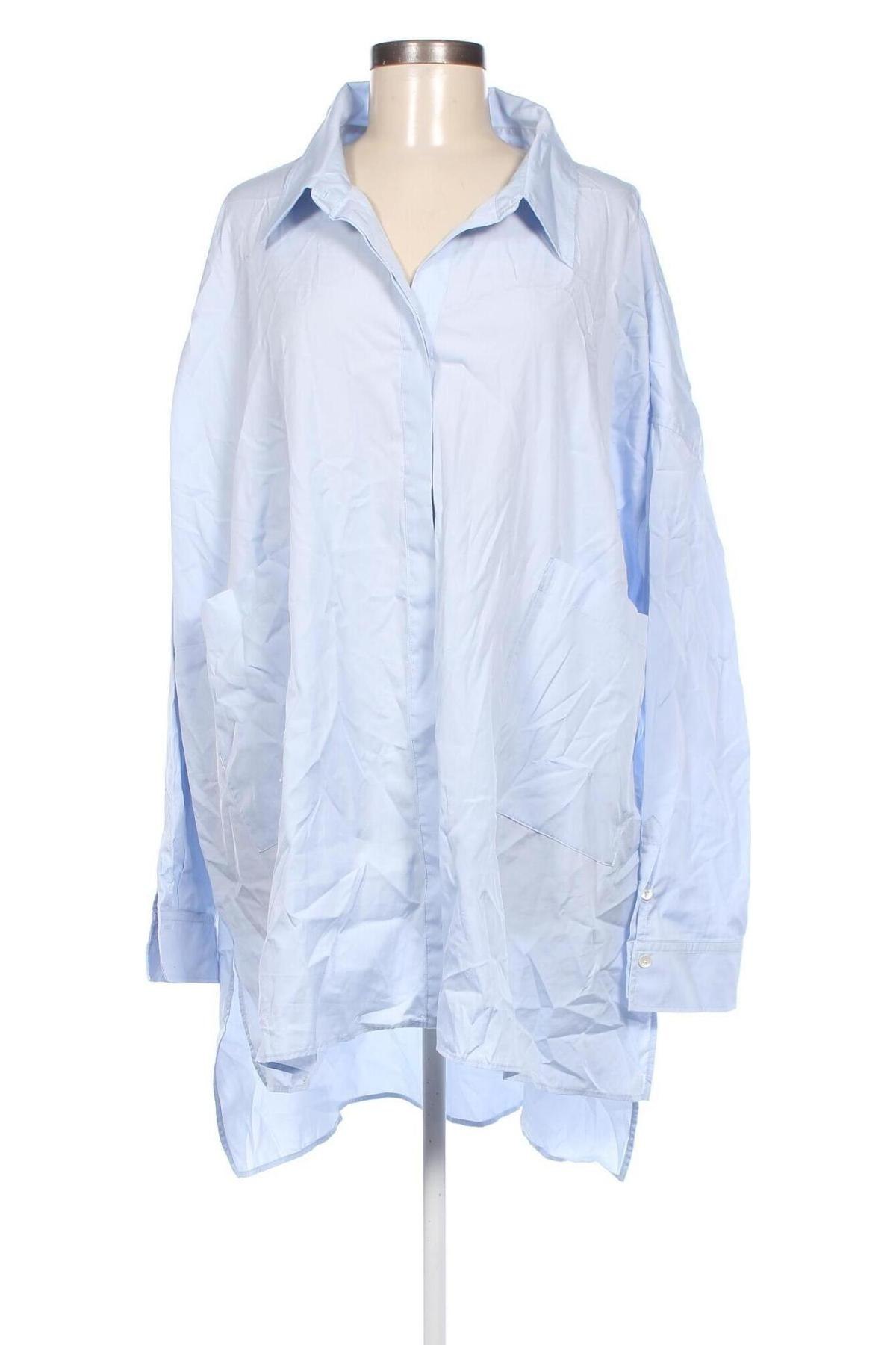 Γυναικείο πουκάμισο Sallie Sahne, Μέγεθος 4XL, Χρώμα Μπλέ, Τιμή 44,07 €