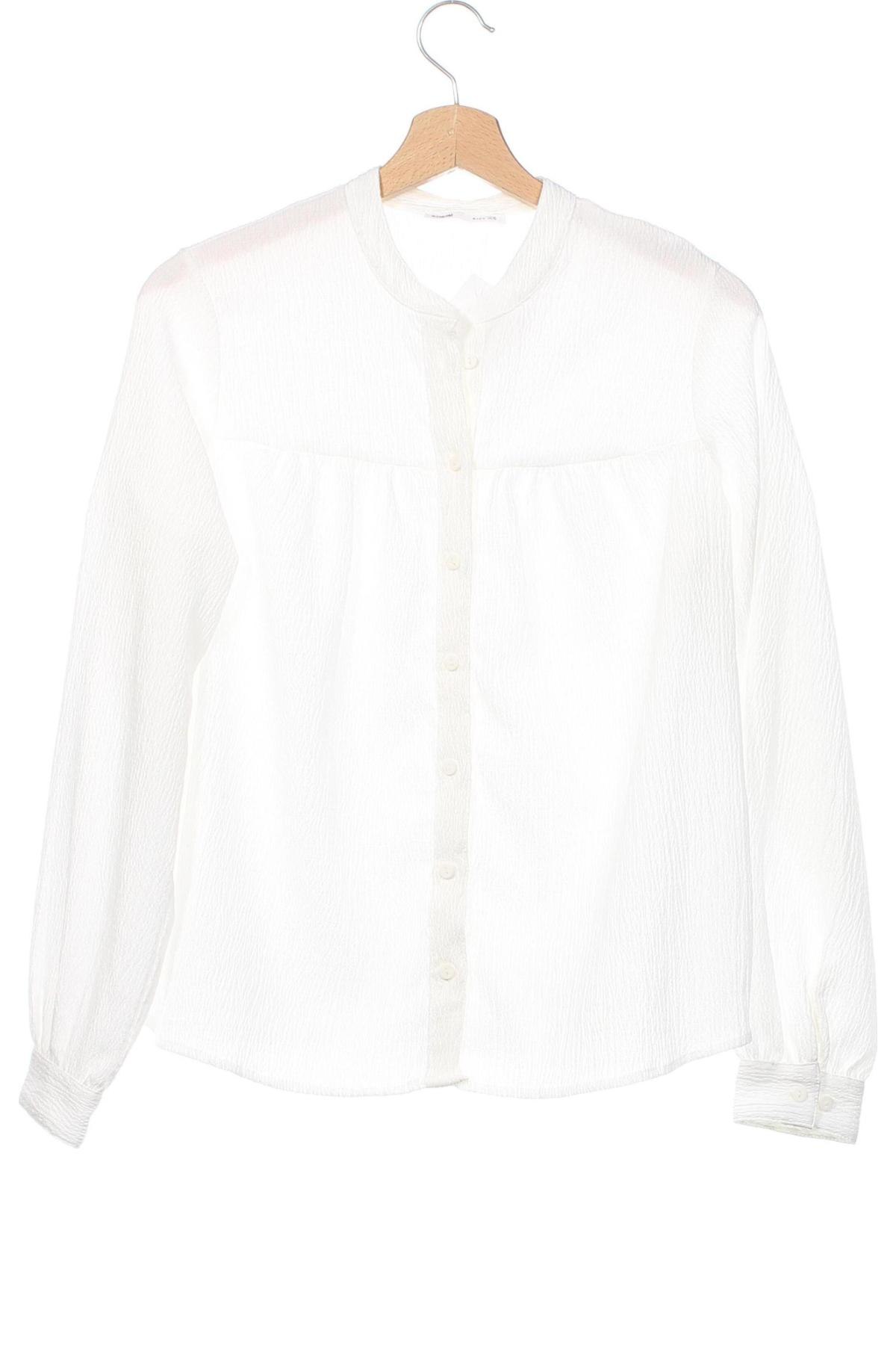 Γυναικείο πουκάμισο Sinsay, Μέγεθος XS, Χρώμα Λευκό, Τιμή 7,67 €