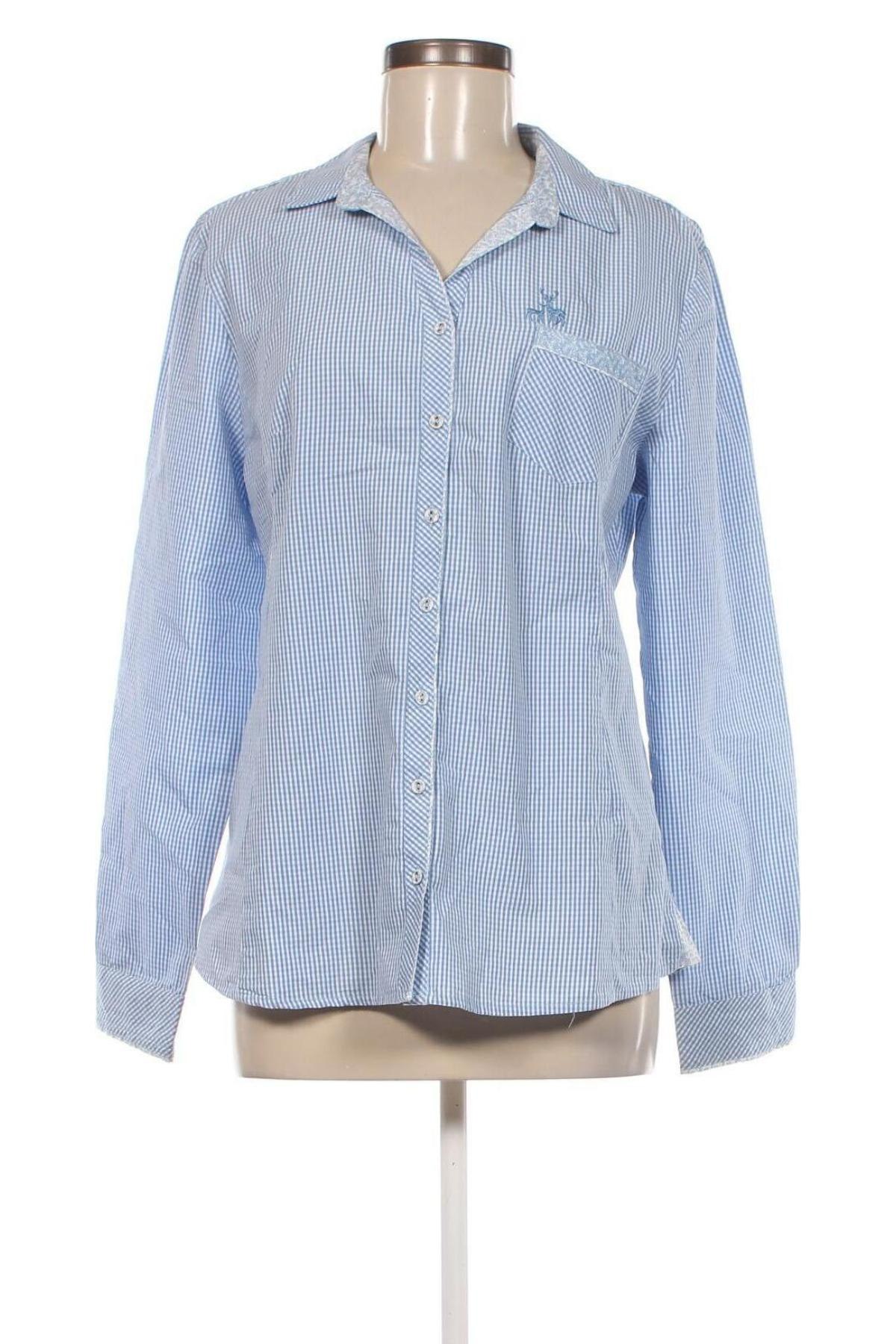 Γυναικείο πουκάμισο Spieth & Wensky, Μέγεθος XL, Χρώμα Μπλέ, Τιμή 26,20 €