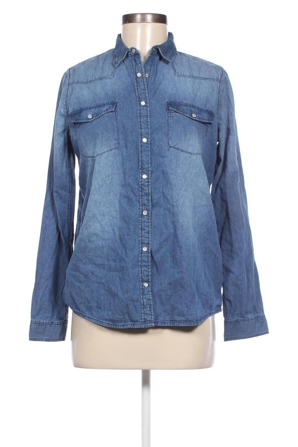 Γυναικείο πουκάμισο Sublevel, Μέγεθος S, Χρώμα Μπλέ, Τιμή 7,73 €