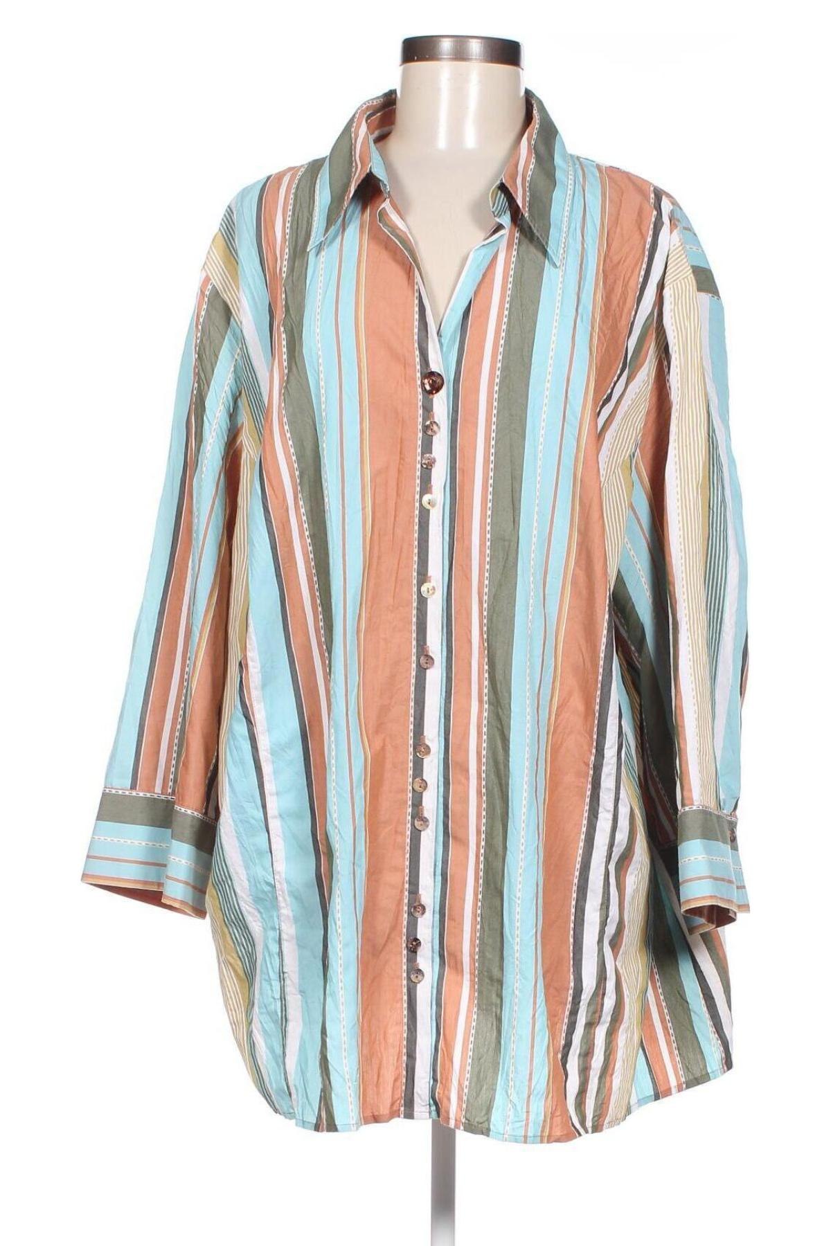 Γυναικείο πουκάμισο Thea Plus, Μέγεθος L, Χρώμα Πολύχρωμο, Τιμή 7,80 €