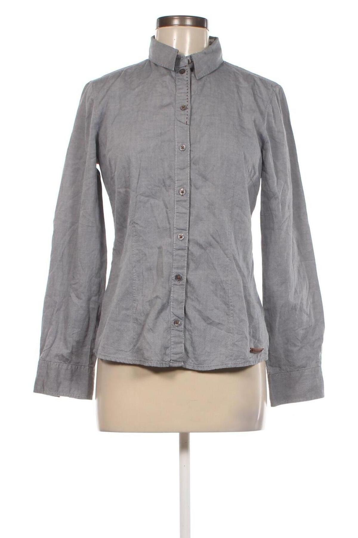 Γυναικείο πουκάμισο Tom Tailor, Μέγεθος M, Χρώμα Γκρί, Τιμή 9,46 €
