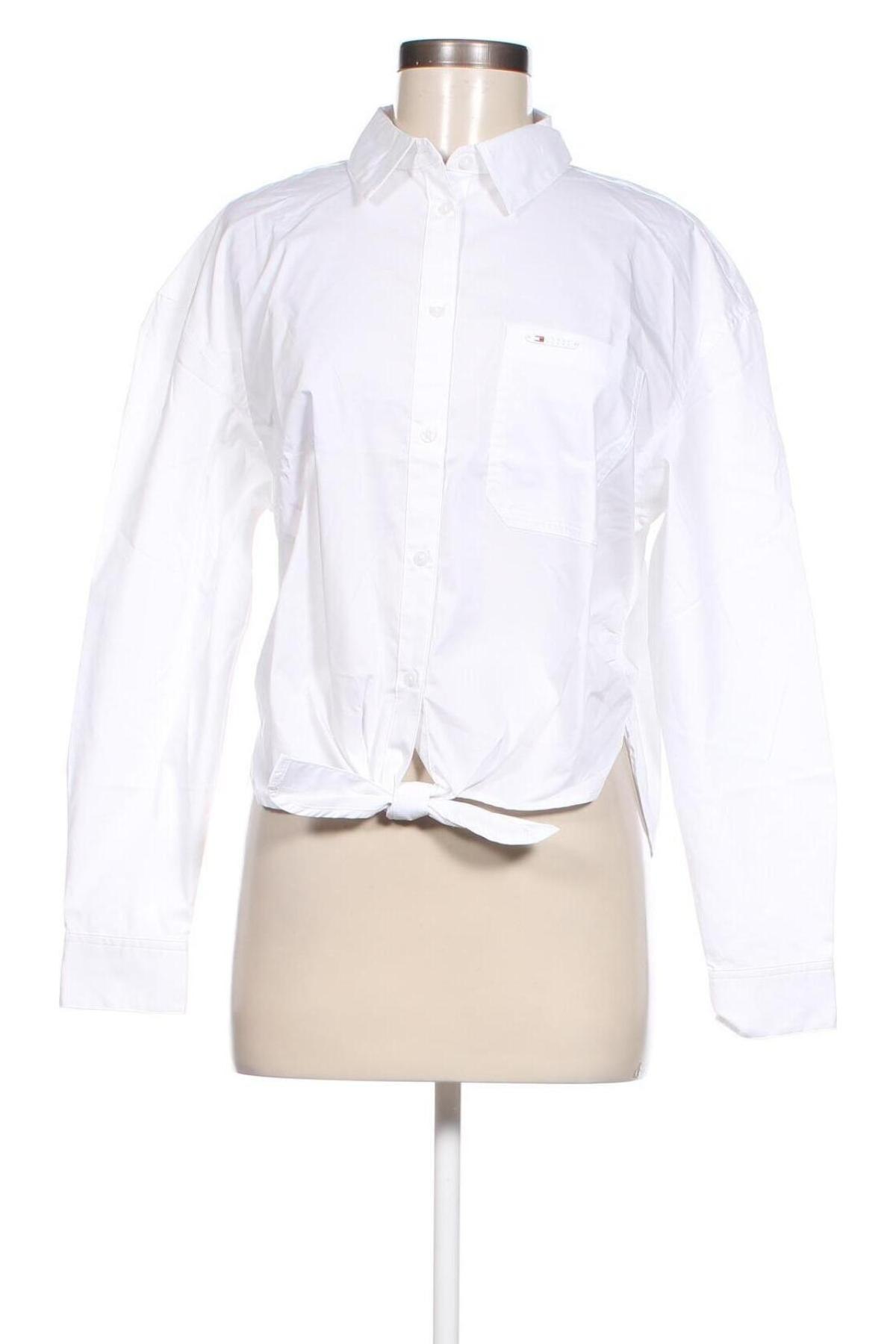 Damenbluse Tommy Jeans, Größe M, Farbe Weiß, Preis € 44,23
