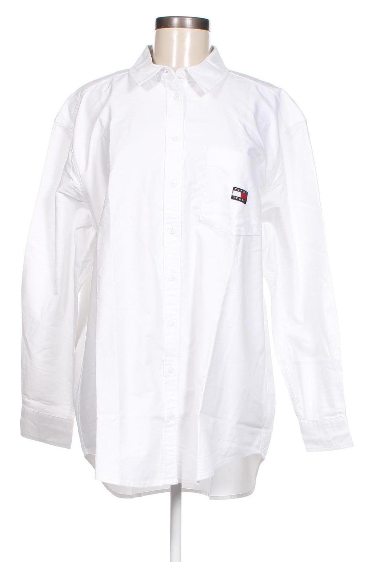 Damenbluse Tommy Jeans, Größe XL, Farbe Weiß, Preis € 80,41