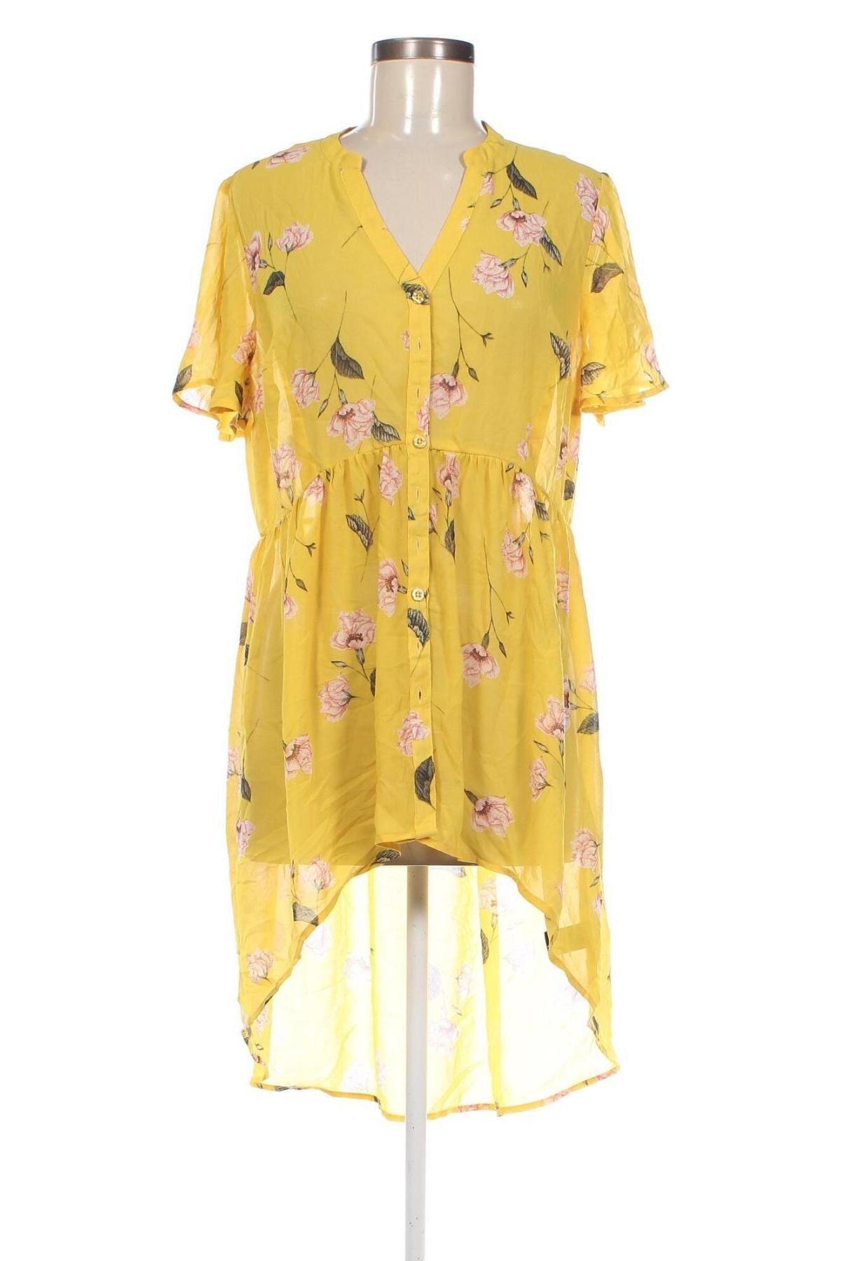 Γυναικείο πουκάμισο Torrid, Μέγεθος M, Χρώμα Κίτρινο, Τιμή 6,96 €