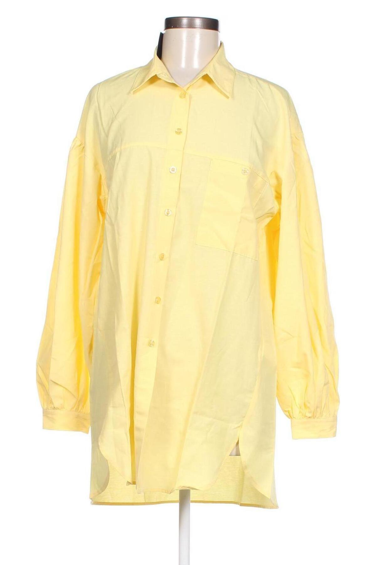 Дамска риза Trendyol, Размер M, Цвят Жълт, Цена 38,50 лв.