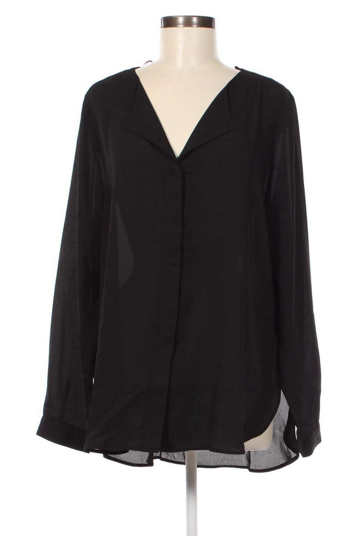 Γυναικείο πουκάμισο VILA, Μέγεθος XXL, Χρώμα Μαύρο, Τιμή 13,04 €