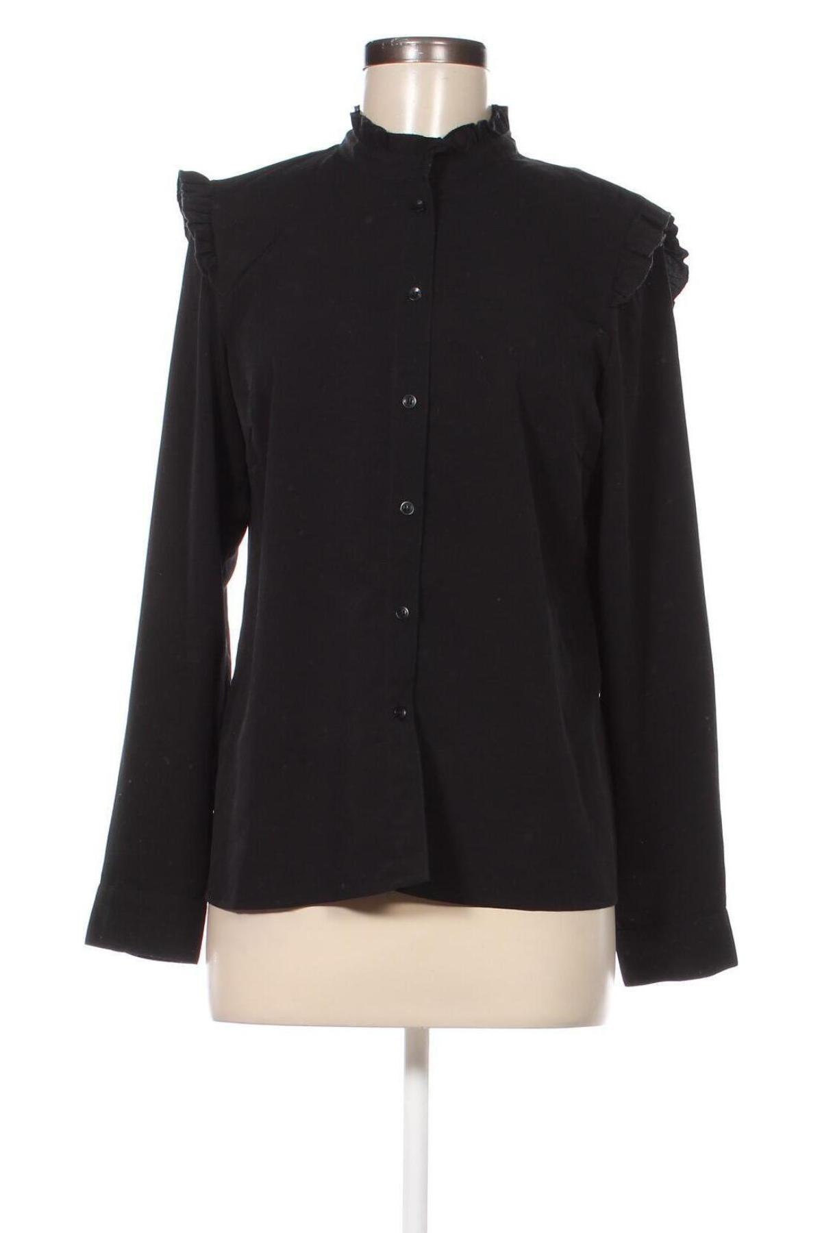 Γυναικείο πουκάμισο Vero Moda, Μέγεθος M, Χρώμα Μαύρο, Τιμή 5,57 €