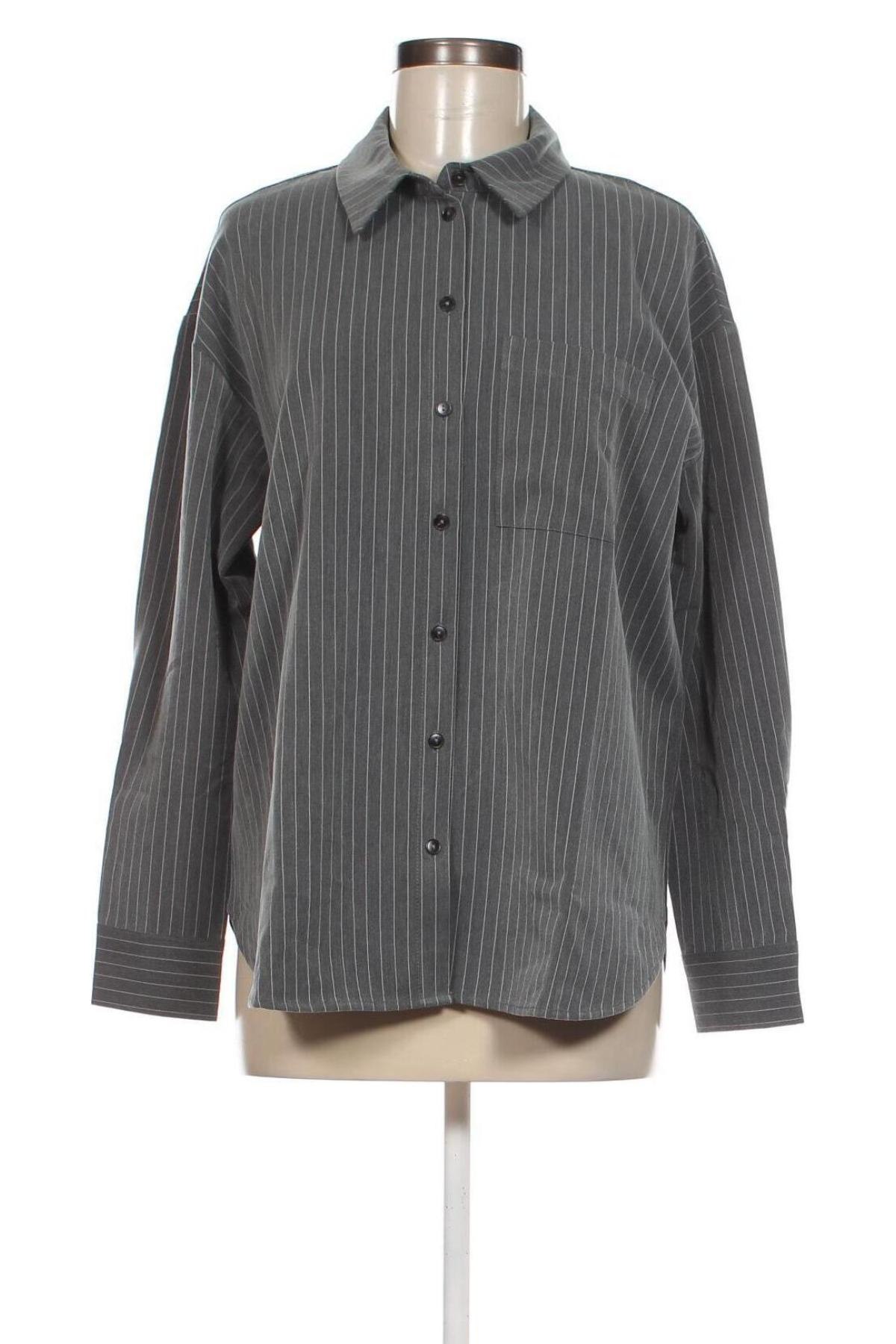 Γυναικείο πουκάμισο Vero Moda, Μέγεθος M, Χρώμα Γκρί, Τιμή 11,86 €