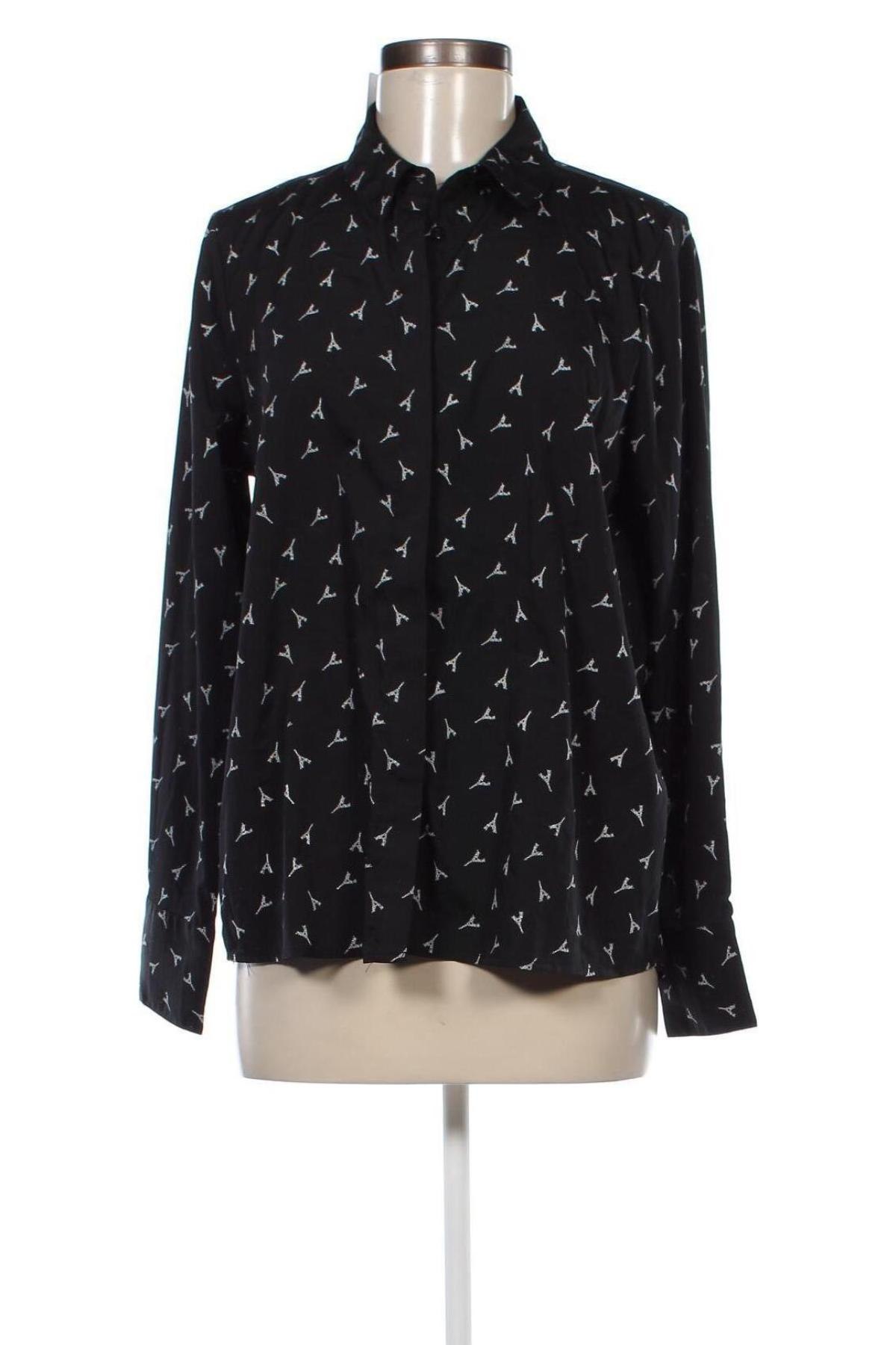 Γυναικείο πουκάμισο Vero Moda, Μέγεθος L, Χρώμα Μαύρο, Τιμή 6,80 €