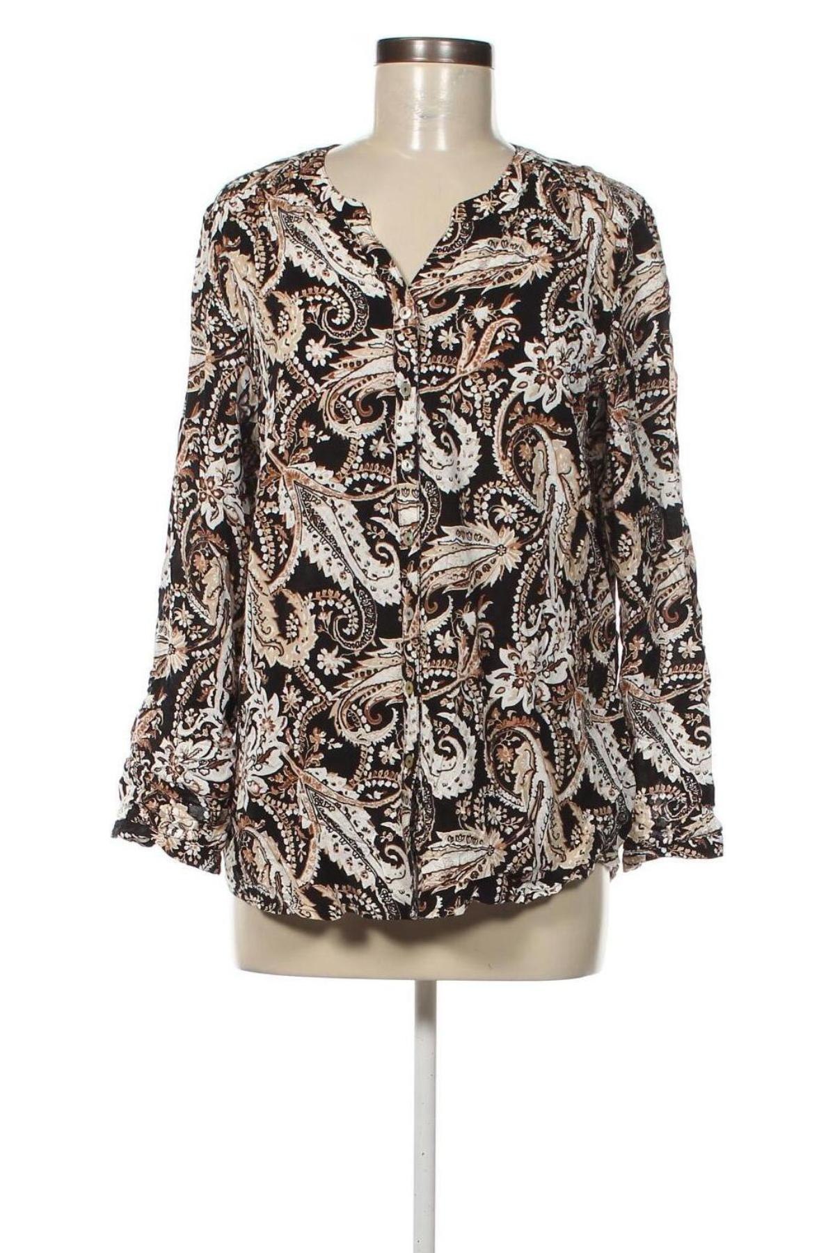 Γυναικείο πουκάμισο Via Appia, Μέγεθος L, Χρώμα Πολύχρωμο, Τιμή 12,62 €