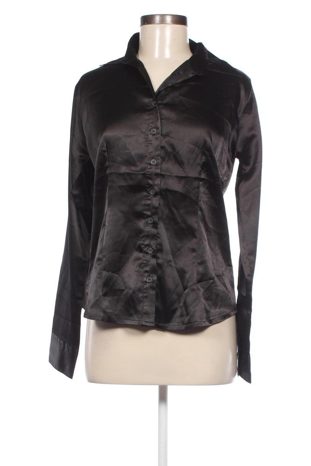 Γυναικείο πουκάμισο X-Mail, Μέγεθος S, Χρώμα Μαύρο, Τιμή 6,96 €