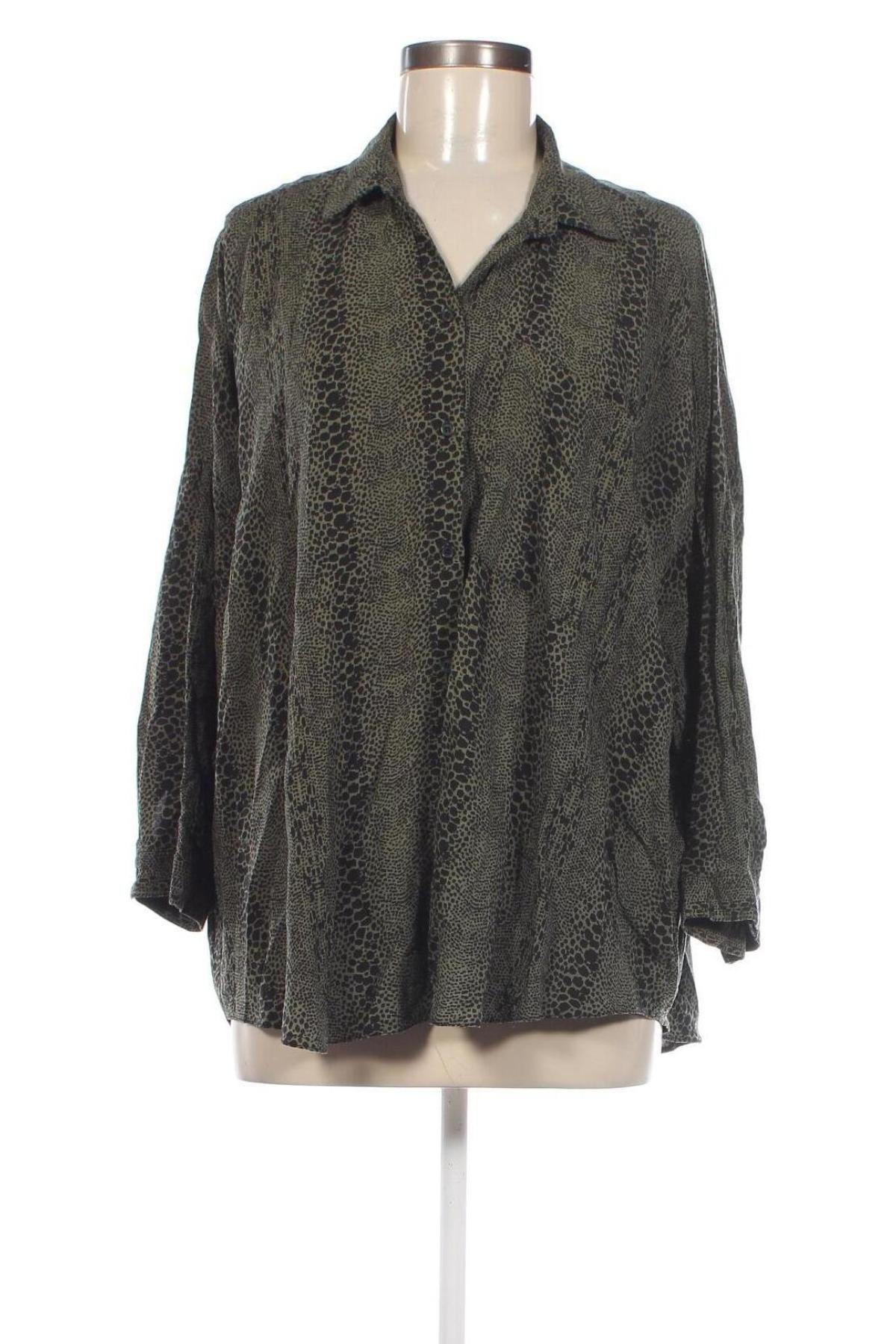 Γυναικείο πουκάμισο Yessica, Μέγεθος XL, Χρώμα Πράσινο, Τιμή 7,73 €