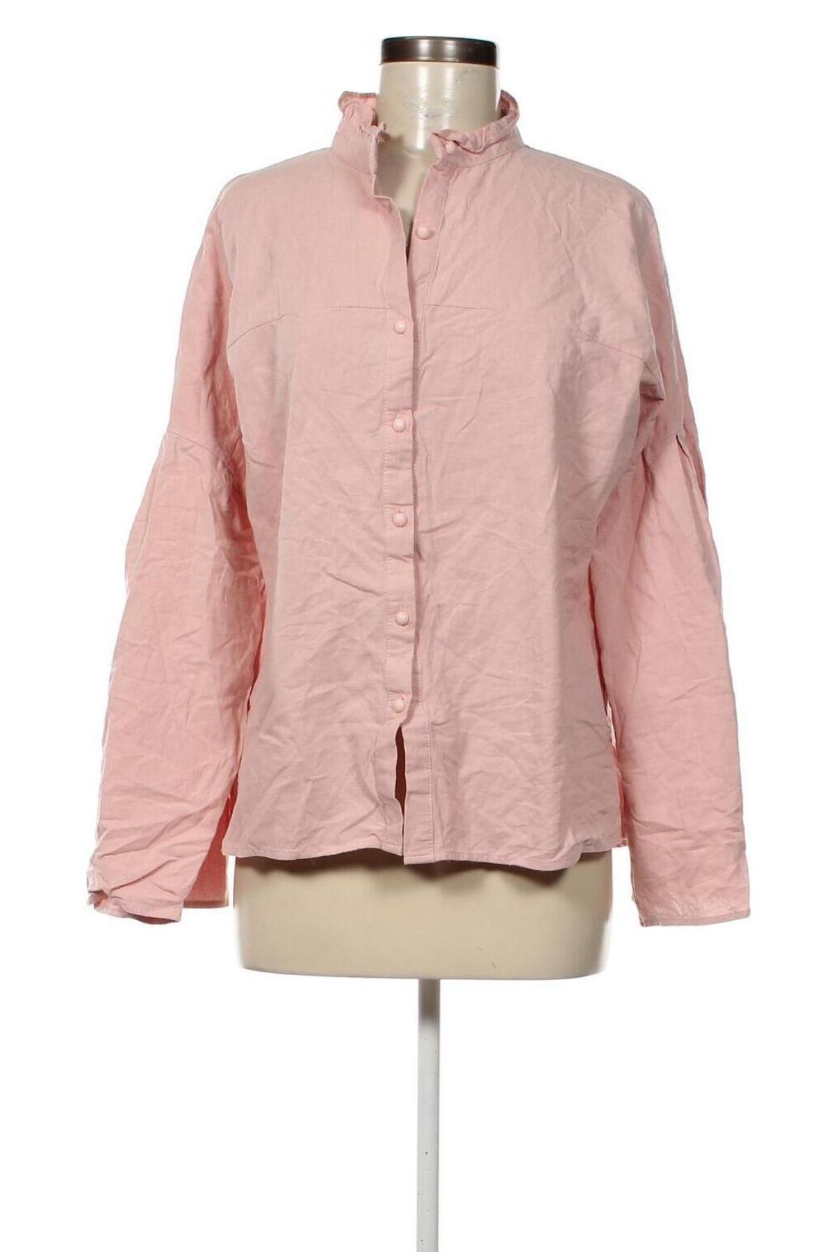 Дамска риза Zanzea, Размер L, Цвят Розов, Цена 25,00 лв.