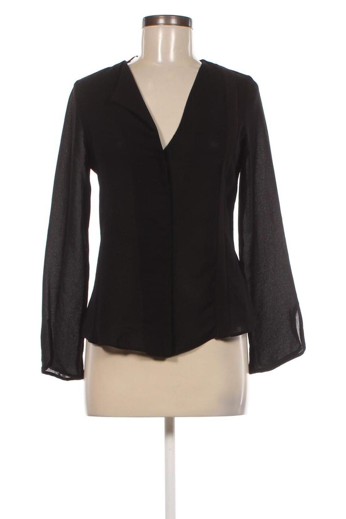 Γυναικείο πουκάμισο Zara, Μέγεθος XS, Χρώμα Μαύρο, Τιμή 5,85 €