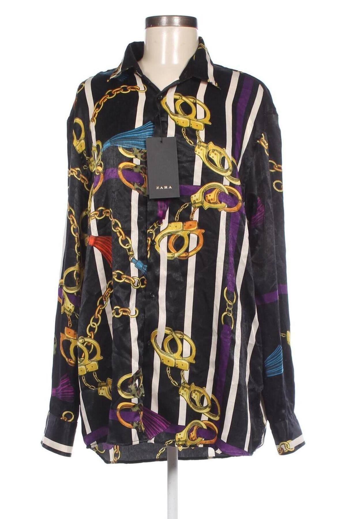 Γυναικείο πουκάμισο Zara, Μέγεθος XL, Χρώμα Πολύχρωμο, Τιμή 21,09 €