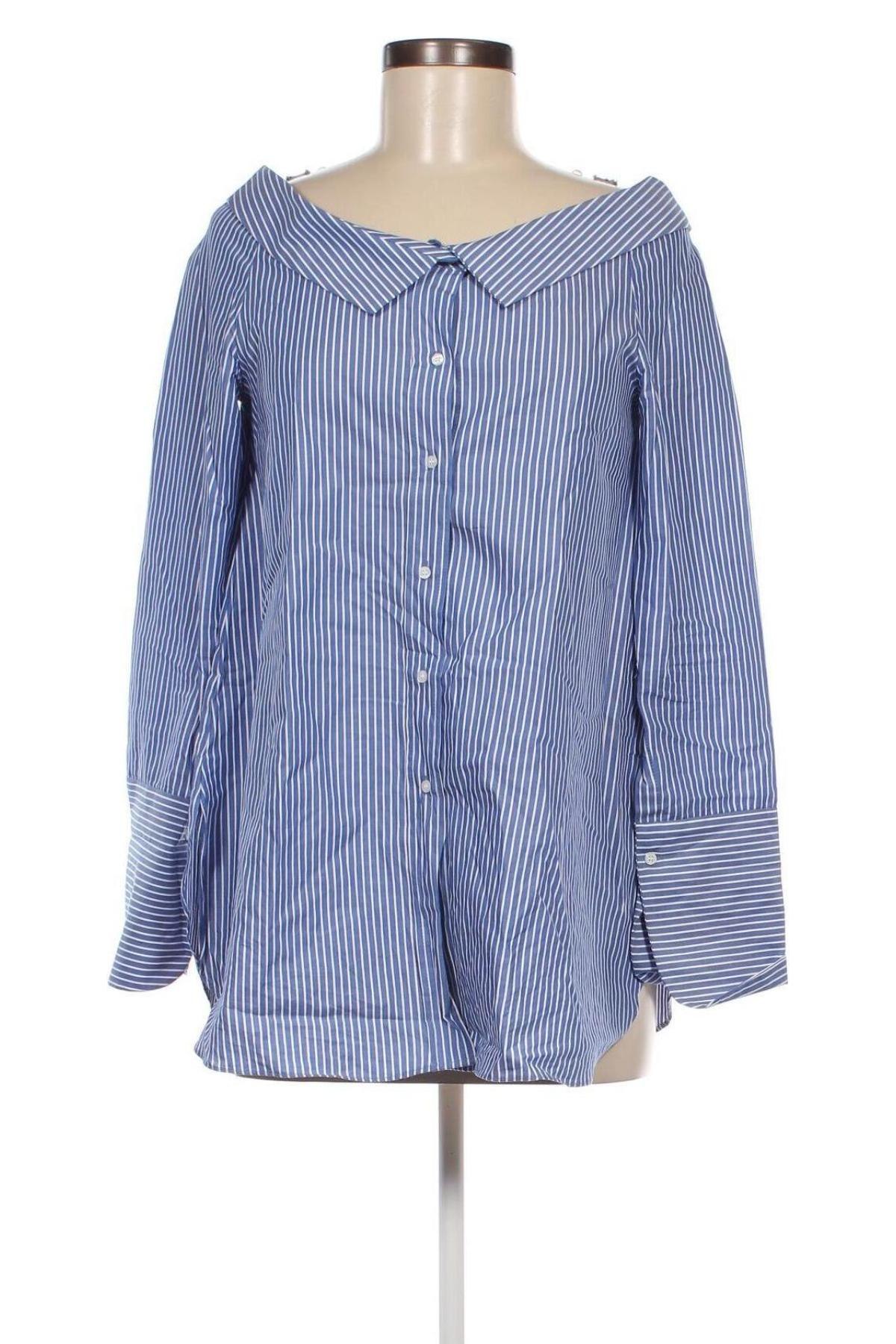 Γυναικείο πουκάμισο Zara Trafaluc, Μέγεθος S, Χρώμα Μπλέ, Τιμή 8,29 €