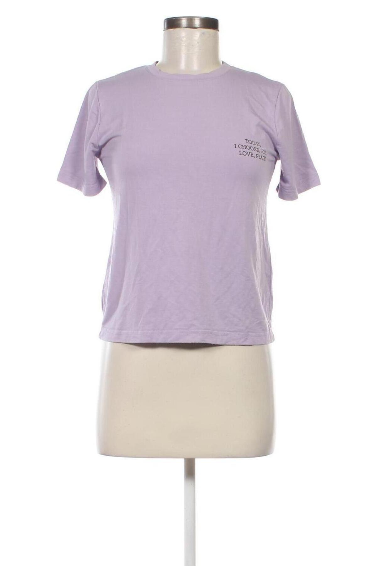 Damen T-Shirt, Größe M, Farbe Lila, Preis 4,20 €