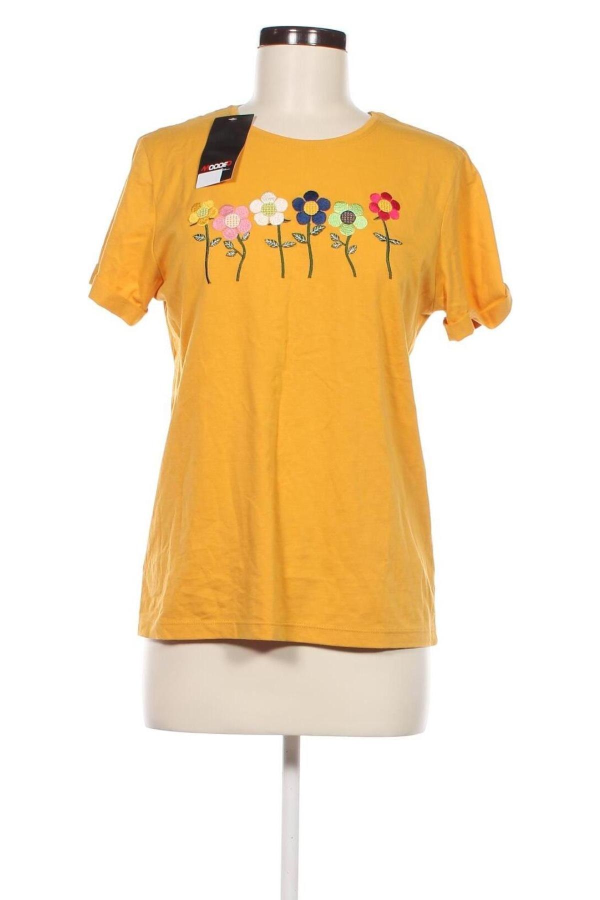Дамска тениска, Размер L, Цвят Жълт, Цена 21,00 лв.