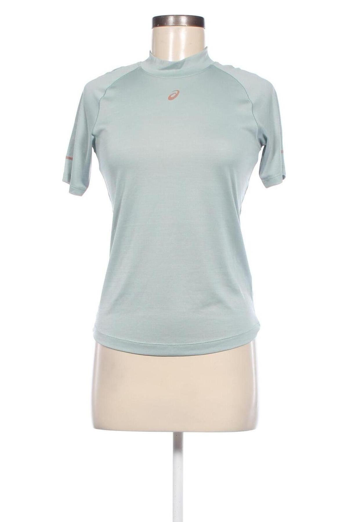 Damen T-Shirt ASICS, Größe S, Farbe Grün, Preis 30,36 €