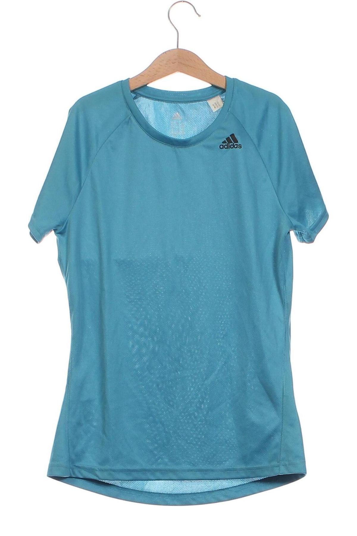 Damen T-Shirt Adidas, Größe XXS, Farbe Blau, Preis 8,29 €