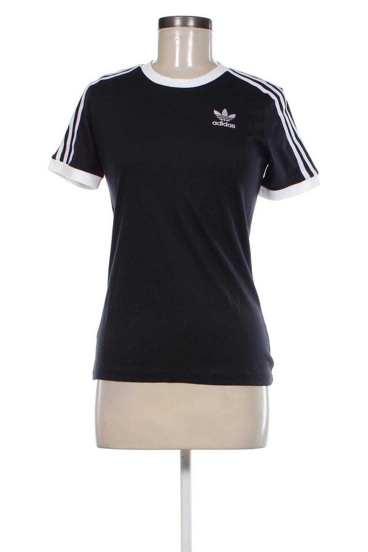 Damen T-Shirt Adidas Originals, Größe XXS, Farbe Schwarz, Preis 31,96 €