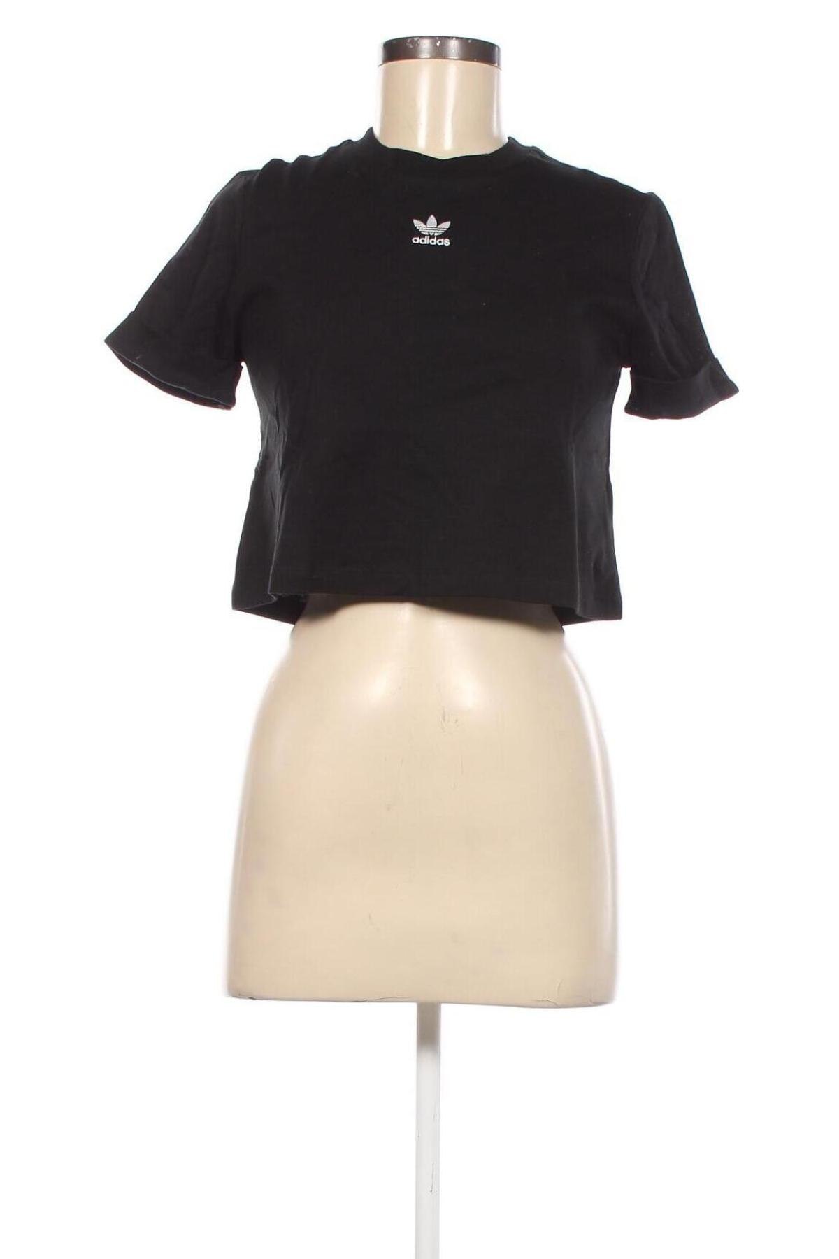 Damen T-Shirt Adidas Originals, Größe M, Farbe Schwarz, Preis € 17,58