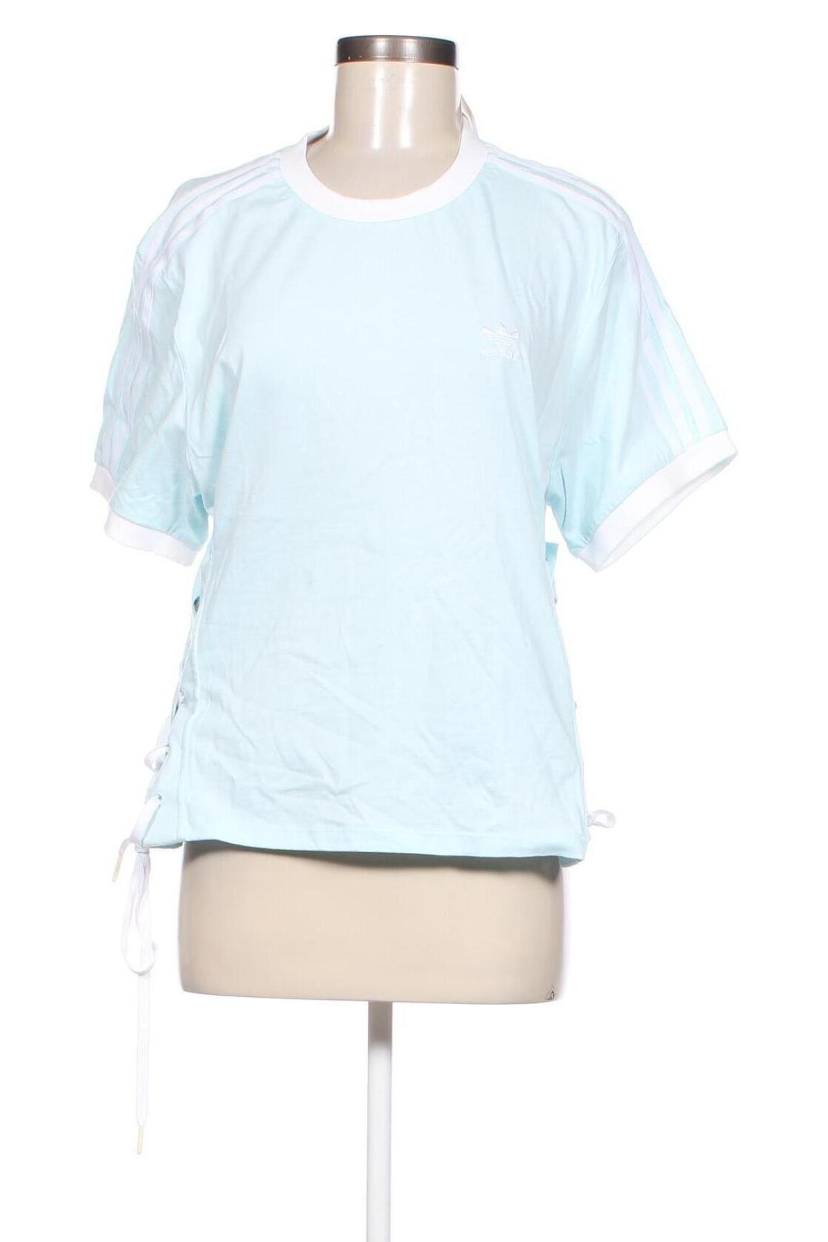 Γυναικείο t-shirt Adidas Originals, Μέγεθος S, Χρώμα Μπλέ, Τιμή 17,58 €