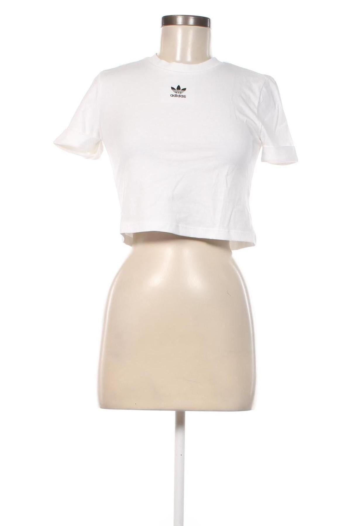 Damen T-Shirt Adidas Originals, Größe XS, Farbe Weiß, Preis € 14,38