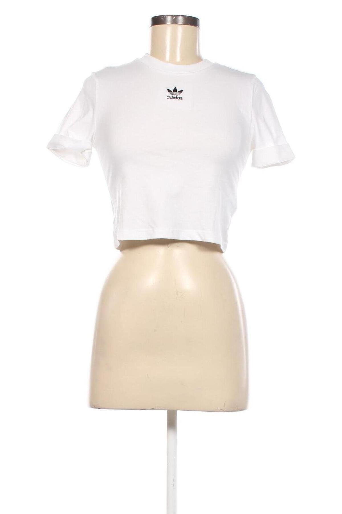 Damen T-Shirt Adidas Originals, Größe XXS, Farbe Weiß, Preis 17,58 €