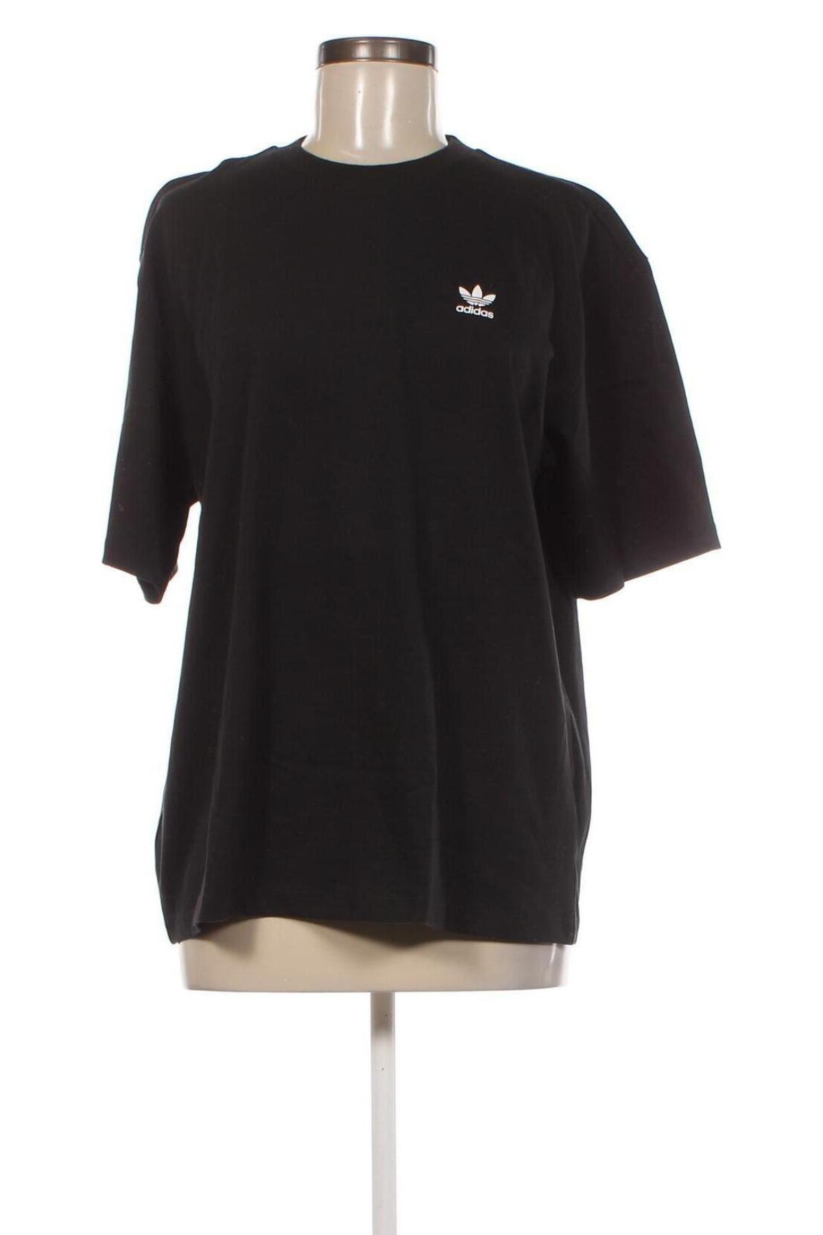 Γυναικείο t-shirt Adidas Originals, Μέγεθος S, Χρώμα Μαύρο, Τιμή 17,58 €