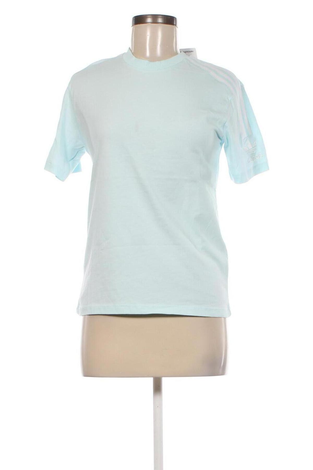 Γυναικείο t-shirt Adidas Originals, Μέγεθος XXS, Χρώμα Μπλέ, Τιμή 15,98 €