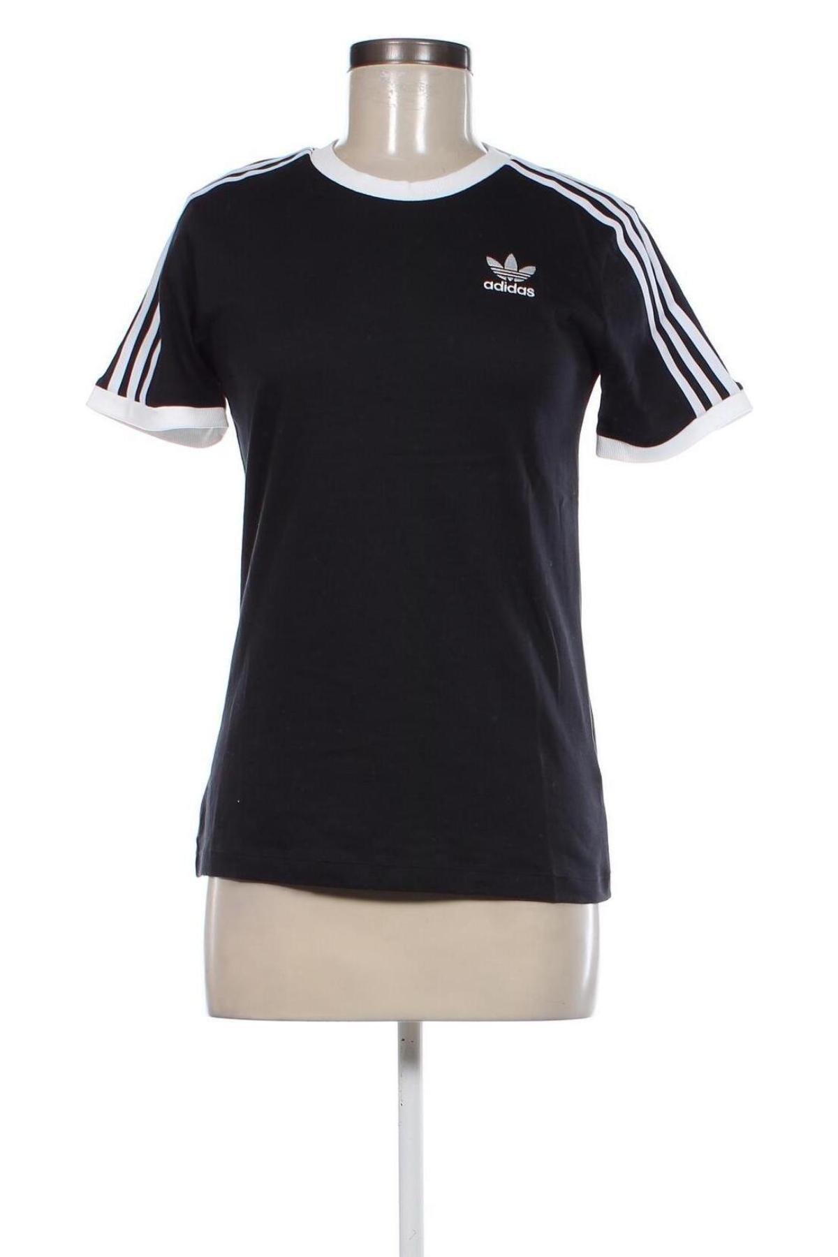 Damski T-shirt Adidas Originals, Rozmiar XS, Kolor Czarny, Cena 90,89 zł