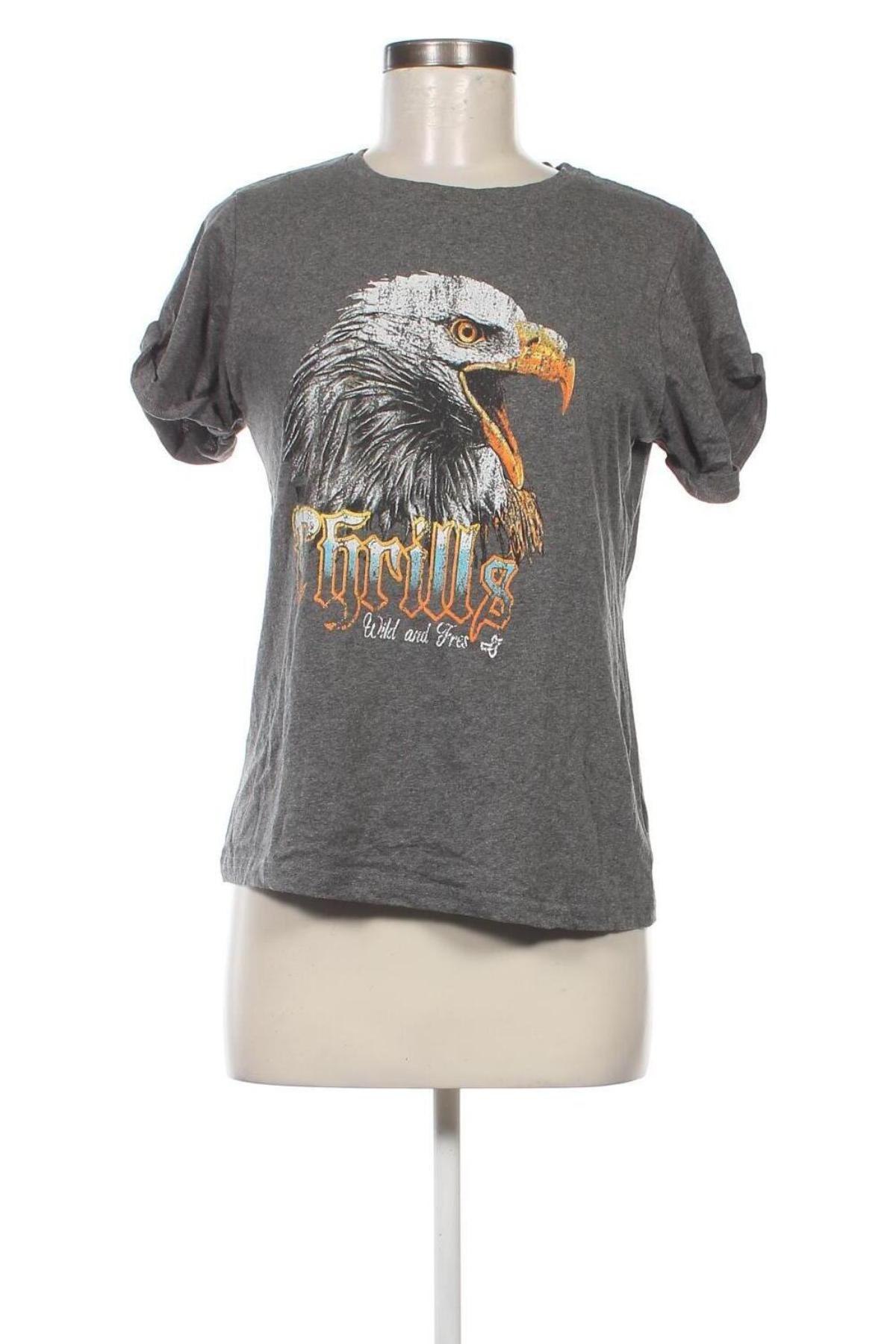 Damen T-Shirt Ambika, Größe S, Farbe Grau, Preis 5,43 €