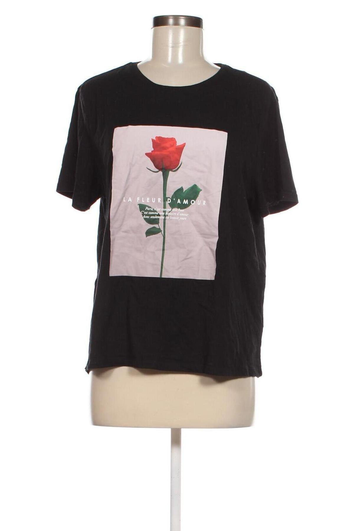 Damen T-Shirt Amisu, Größe XL, Farbe Schwarz, Preis 9,05 €