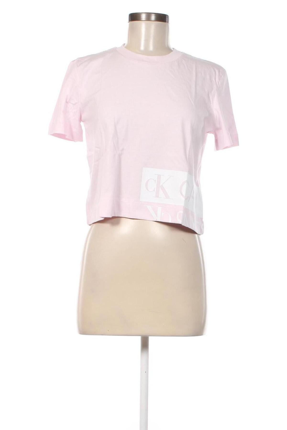 Damen T-Shirt Calvin Klein Jeans, Größe M, Farbe Rosa, Preis € 39,69