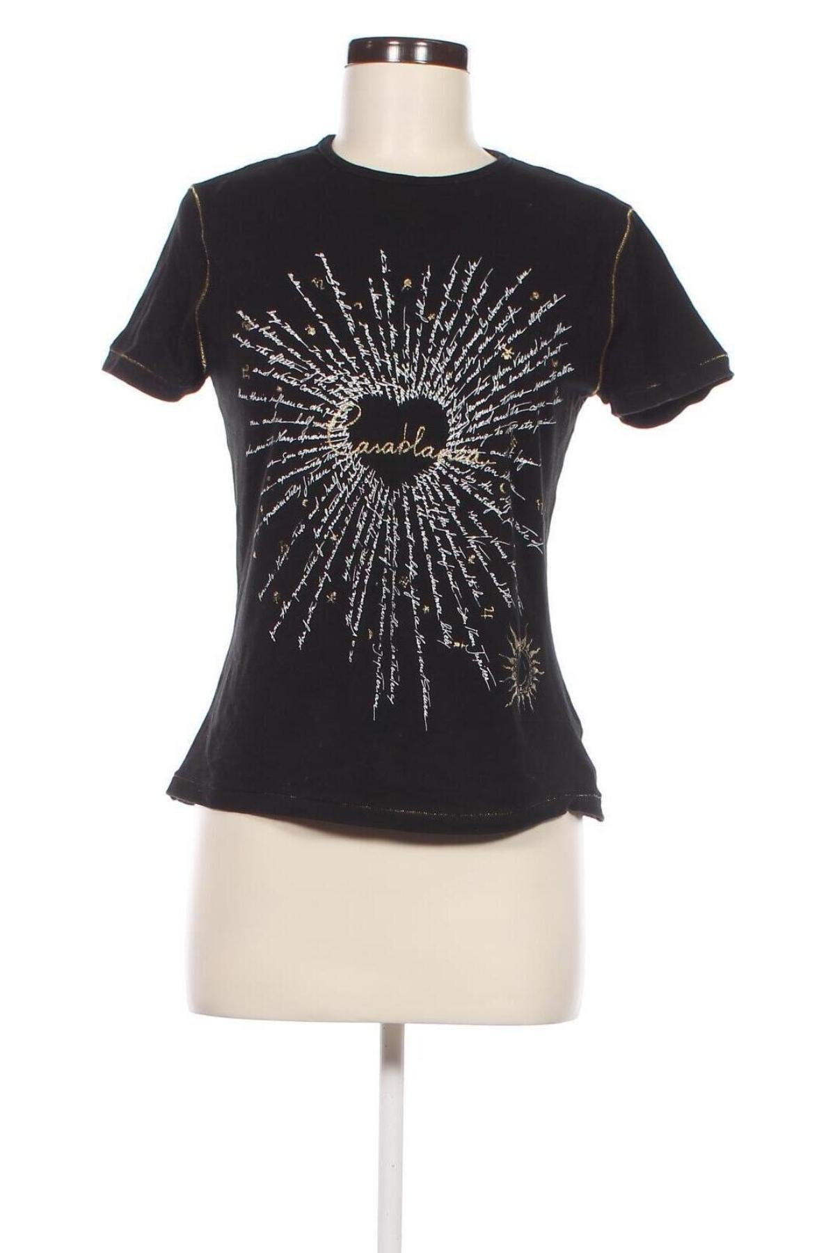 Γυναικείο t-shirt Casa Blanca, Μέγεθος L, Χρώμα Μαύρο, Τιμή 6,65 €