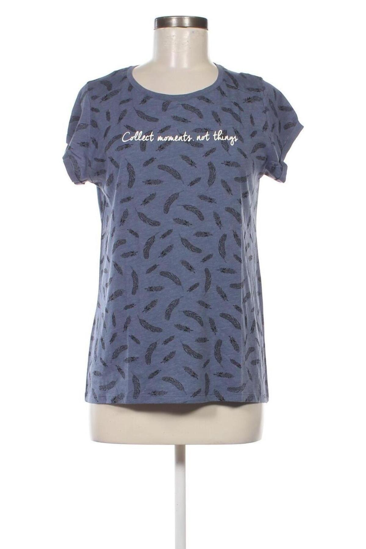 Damen T-Shirt Clockhouse, Größe L, Farbe Blau, Preis 4,00 €