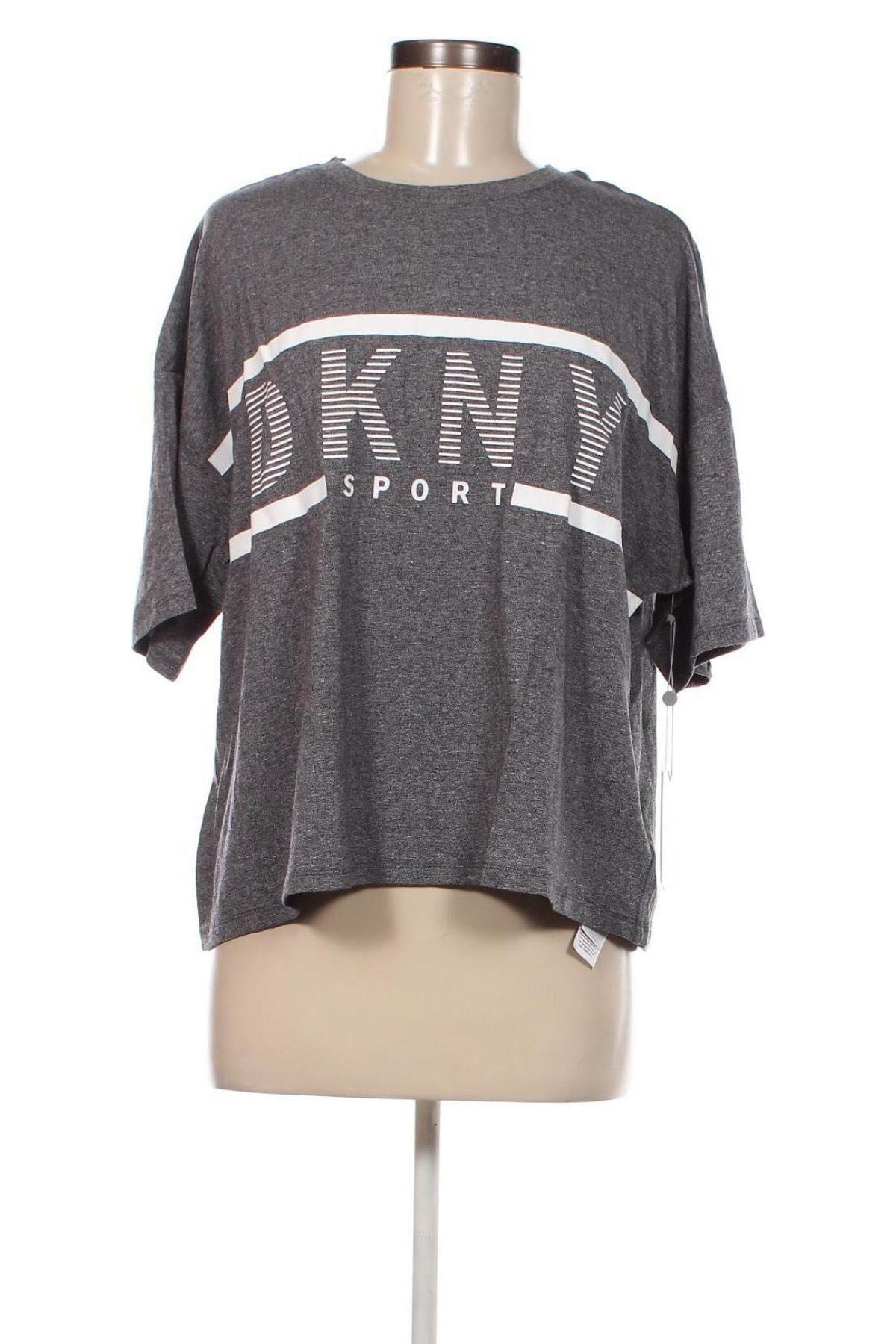 Дамска тениска DKNY, Размер M, Цвят Сив, Цена 68,40 лв.