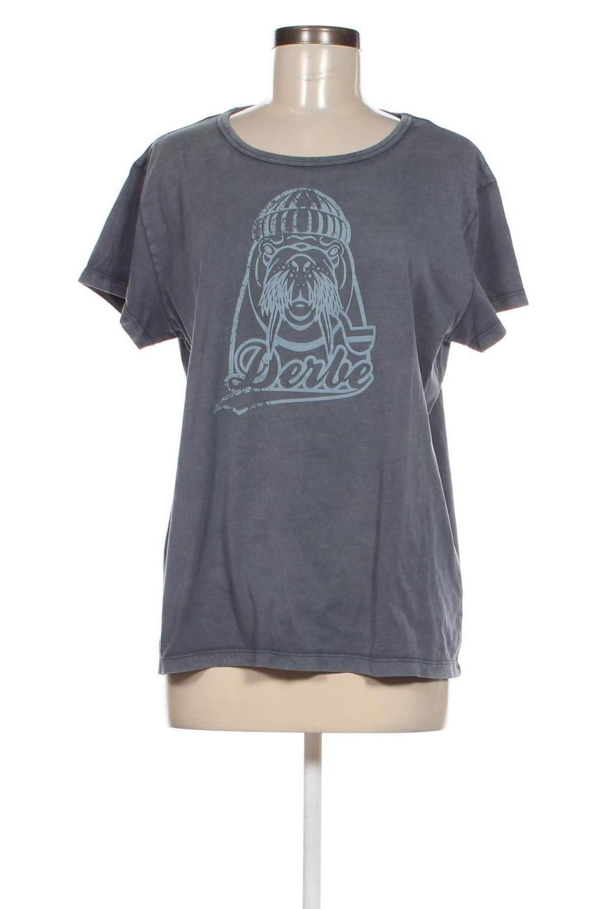 Damen T-Shirt Derbe, Größe L, Farbe Blau, Preis 30,36 €