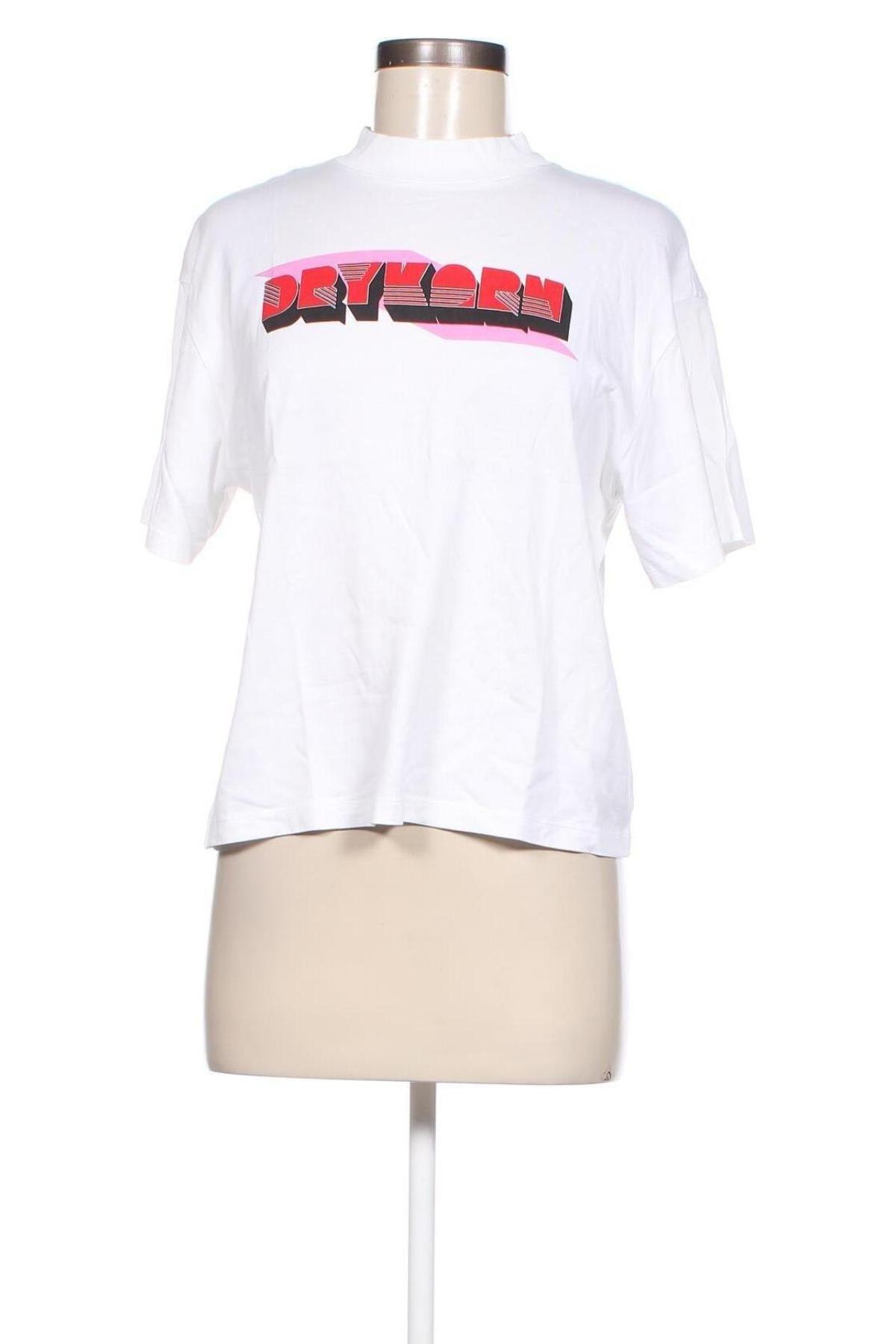 Damski T-shirt Drykorn for beautiful people, Rozmiar XS, Kolor Biały, Cena 143,93 zł