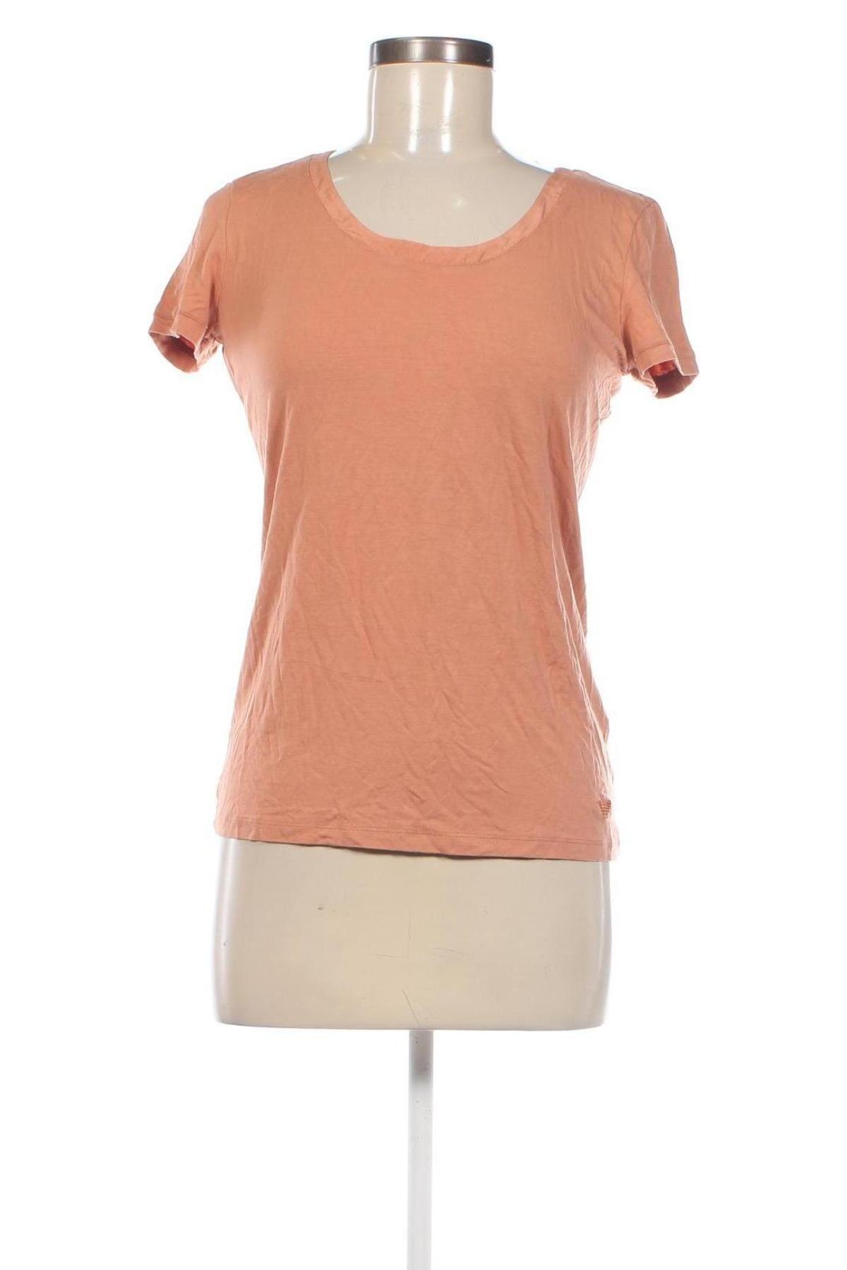 Γυναικείο t-shirt Emporio Armani, Μέγεθος L, Χρώμα Καφέ, Τιμή 23,20 €